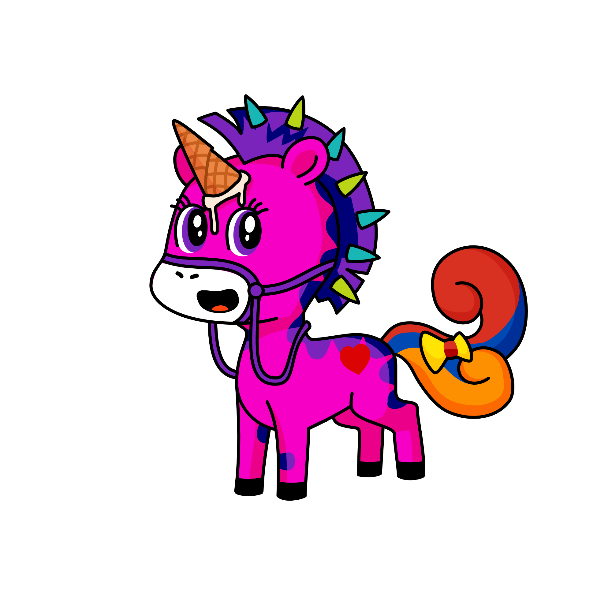 Chocky, the unicorn
