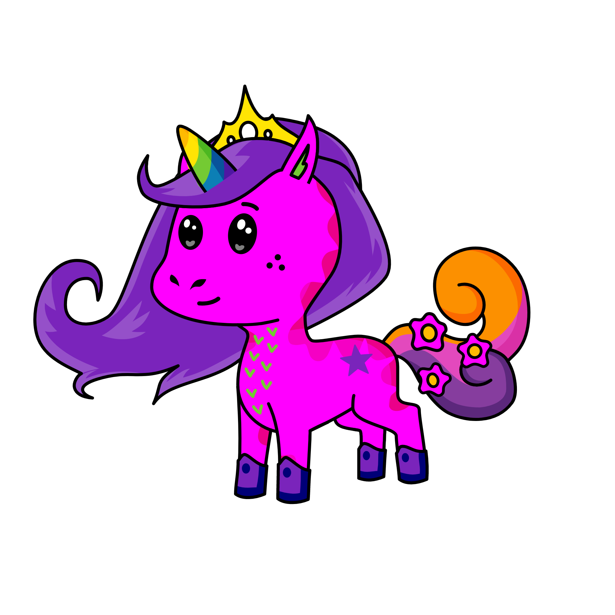 cloudy, the unicorn