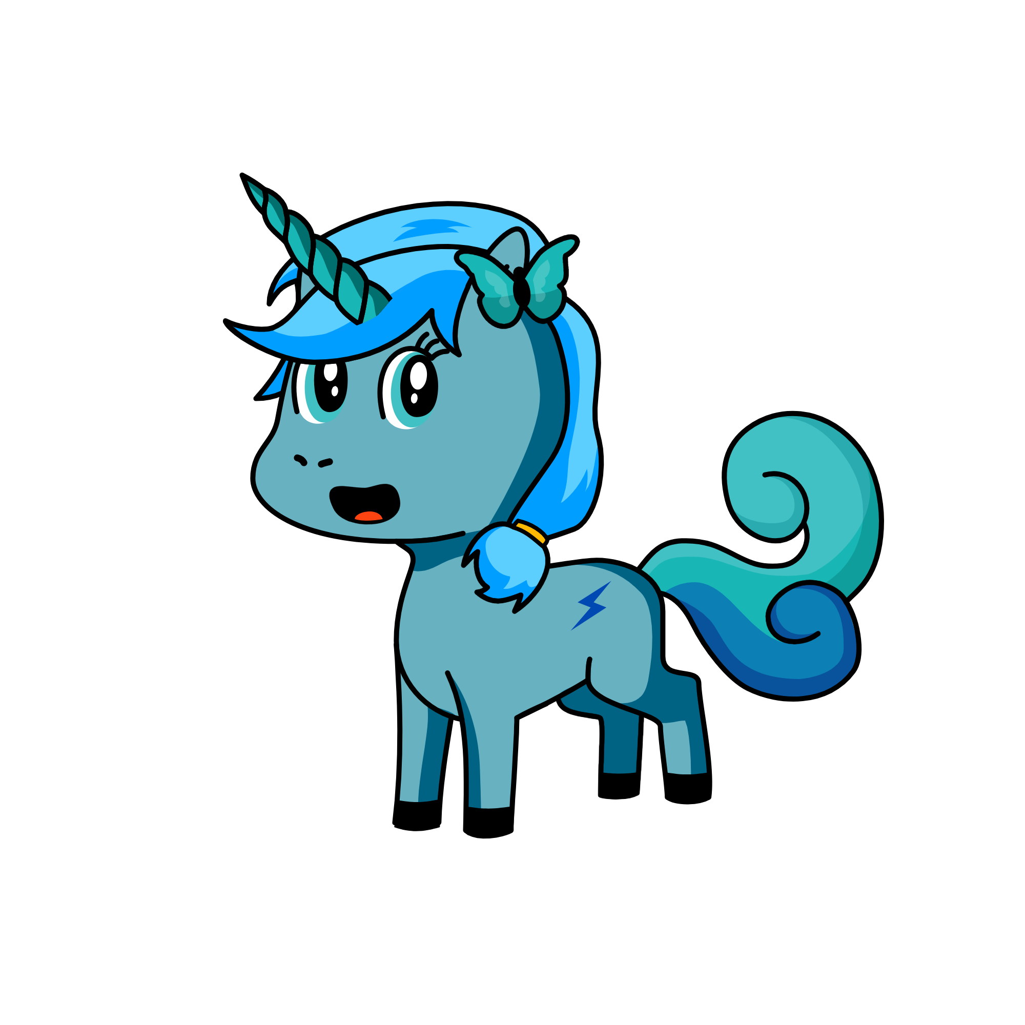 Turecouse, the unicorn