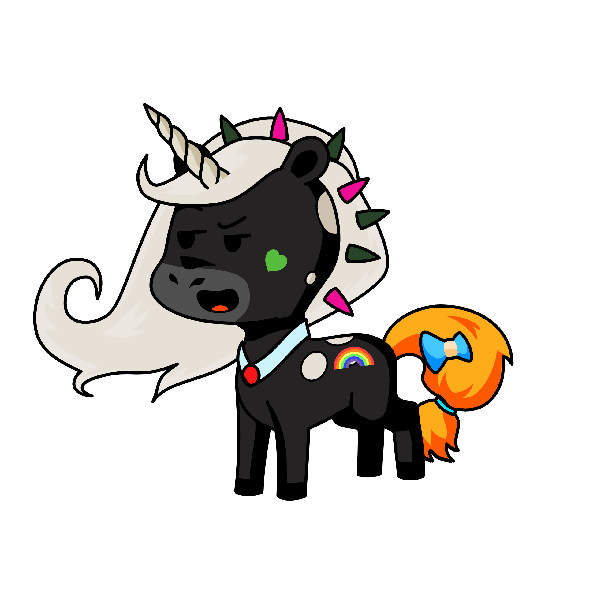 pulluponuryounicorn, the unicorn