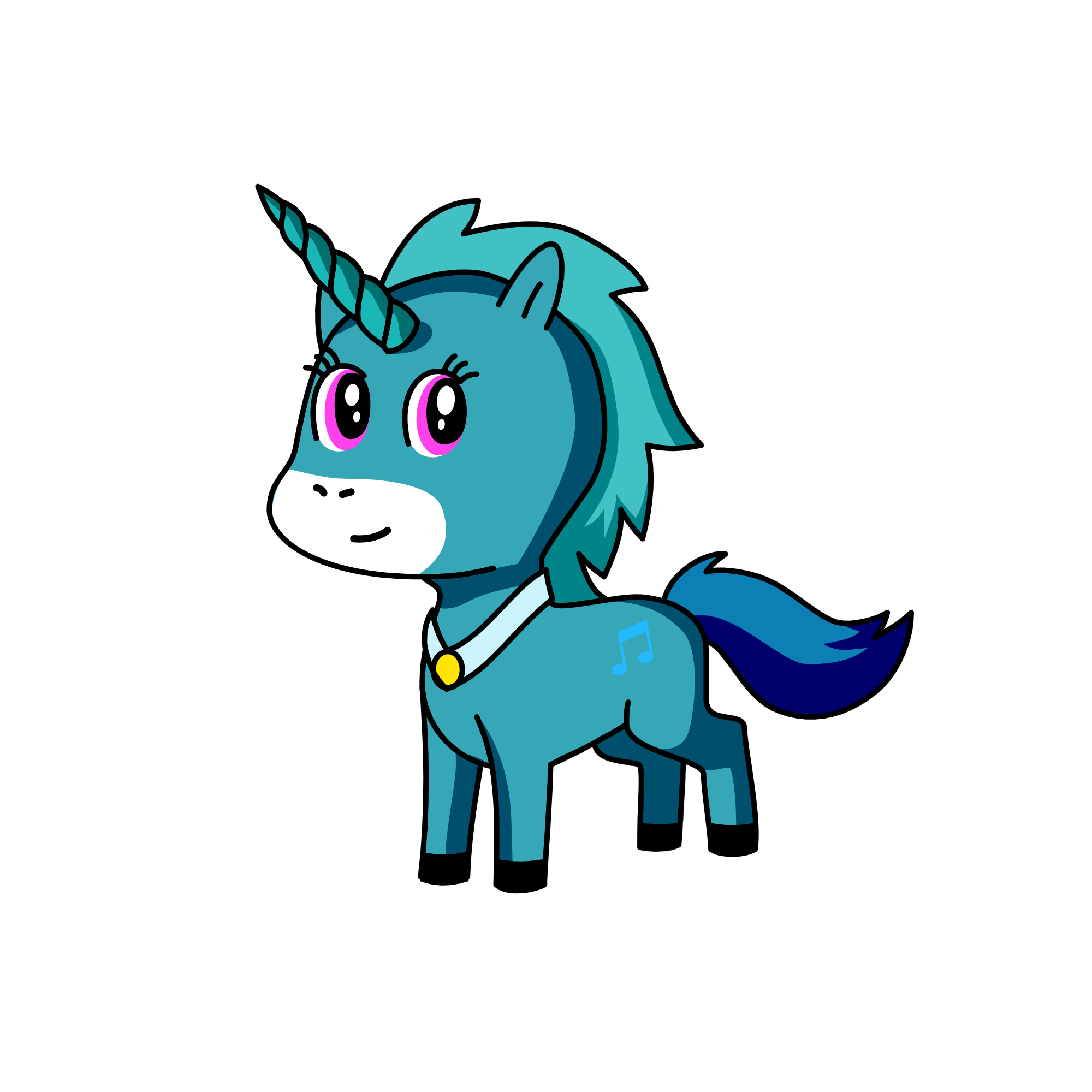 Turecoe, the unicorn