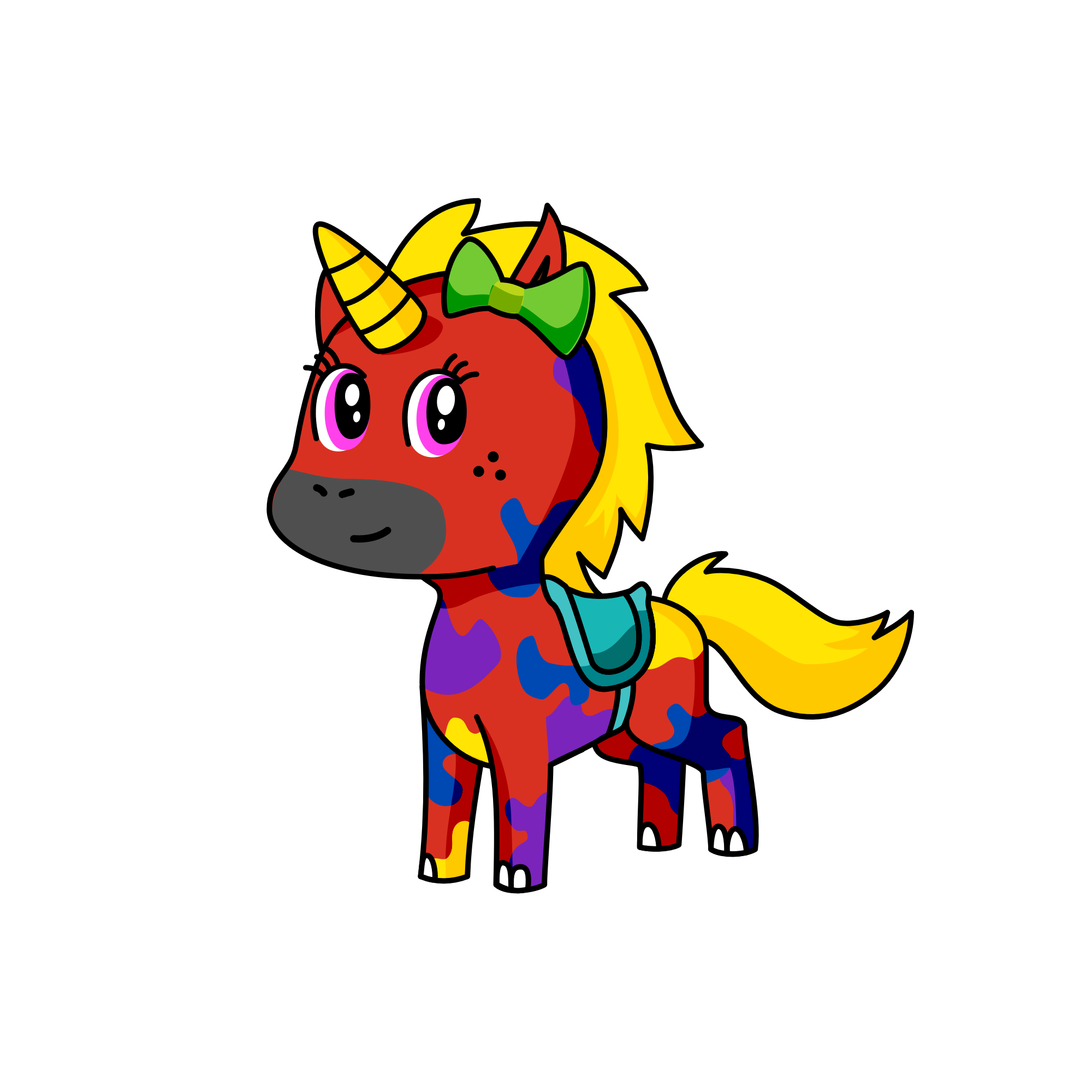 Qwerty, the unicorn