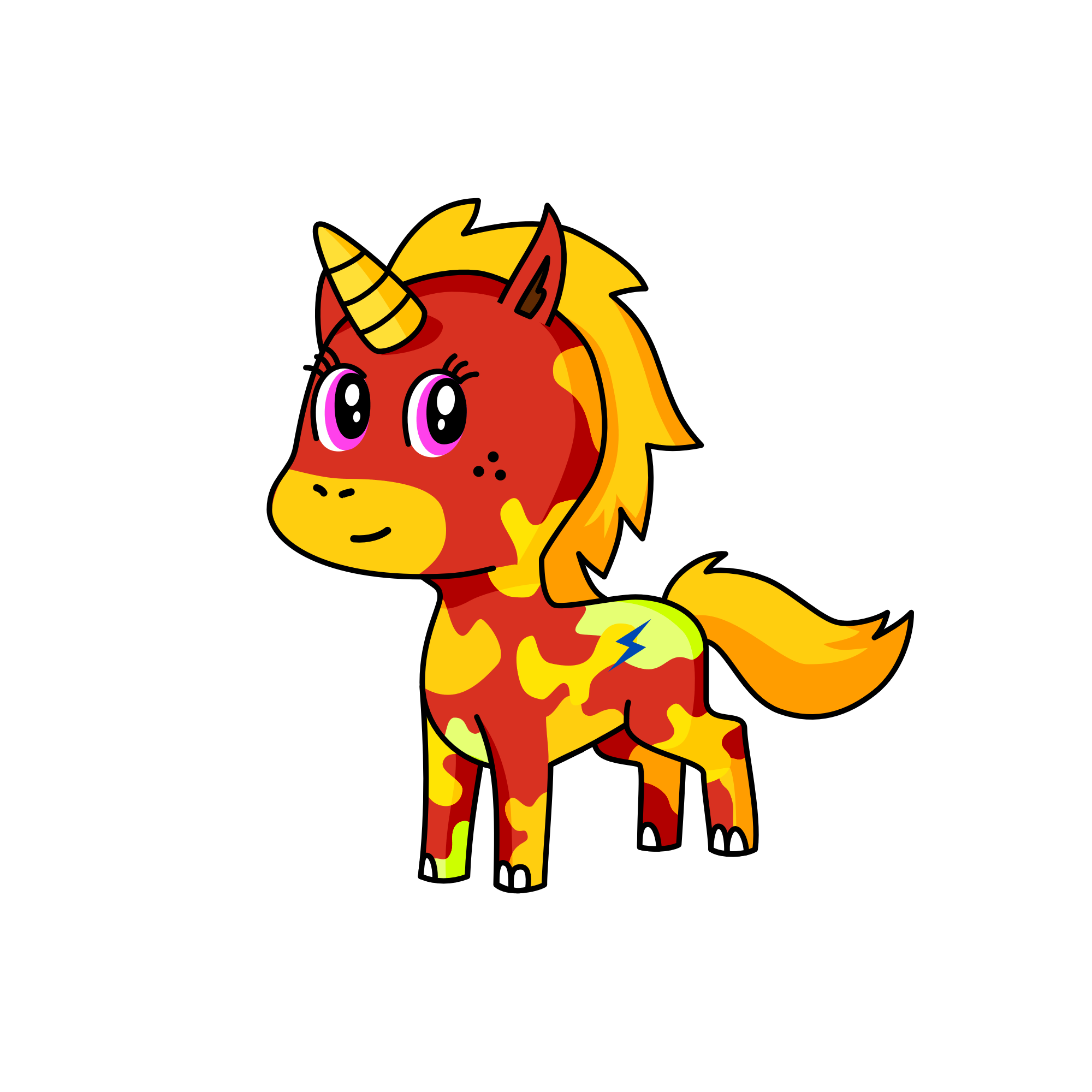 Qwerty, the unicorn