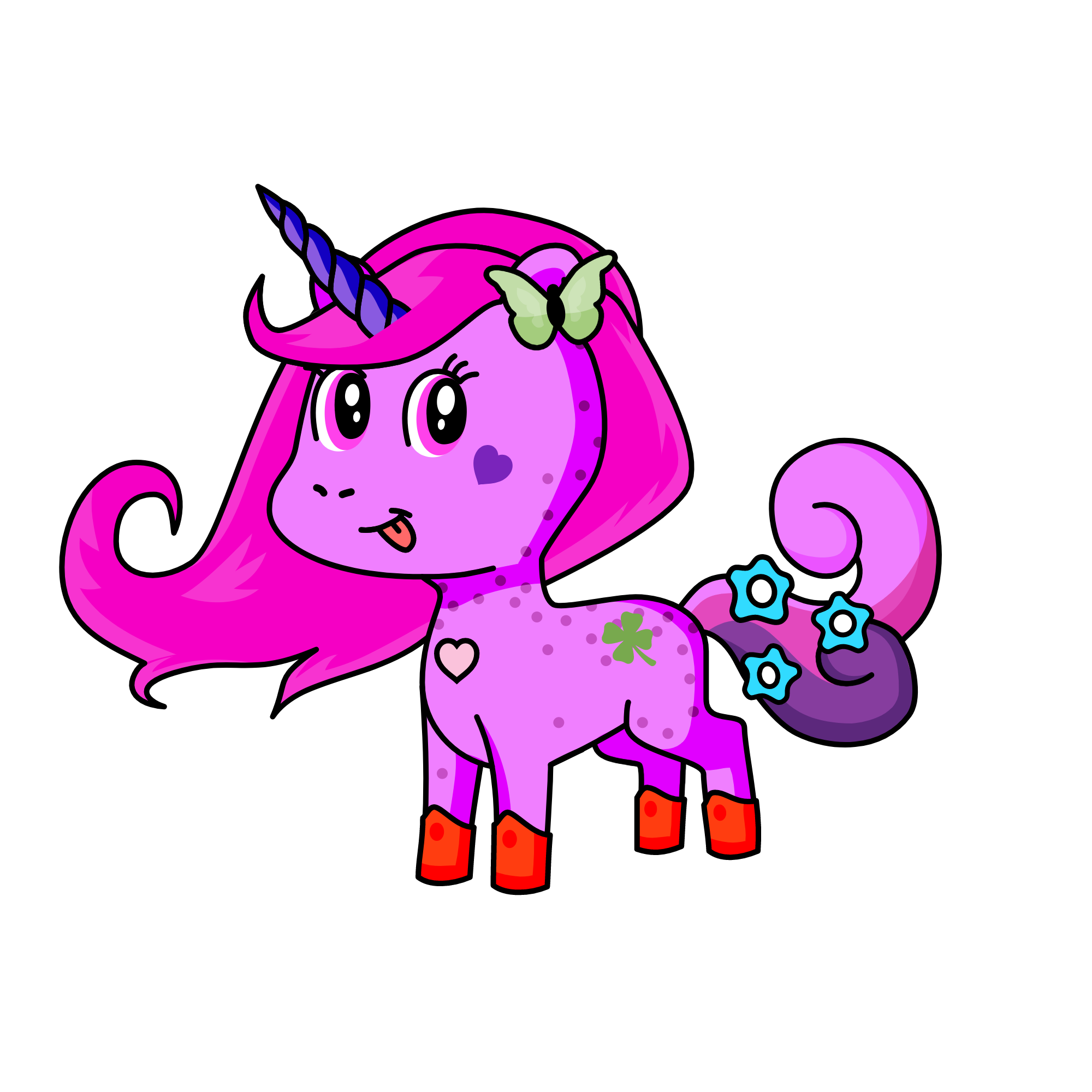 pinky, the unicorn