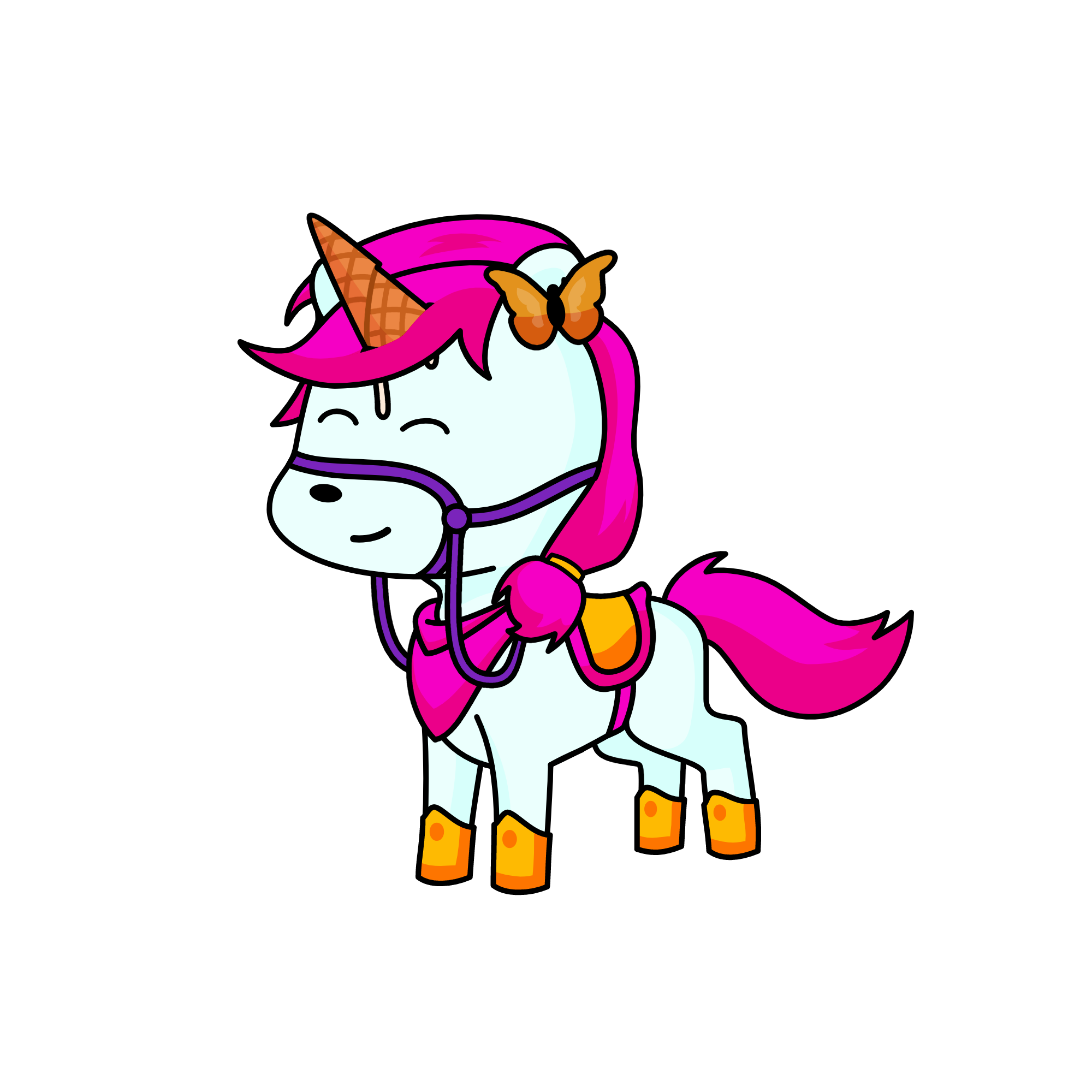 Sherbert, the unicorn