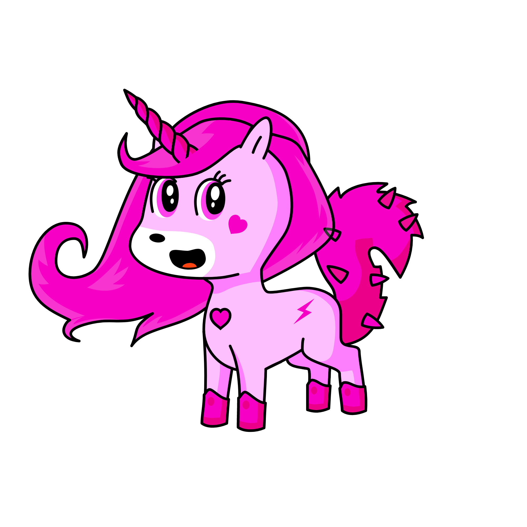 pinkylove, the unicorn