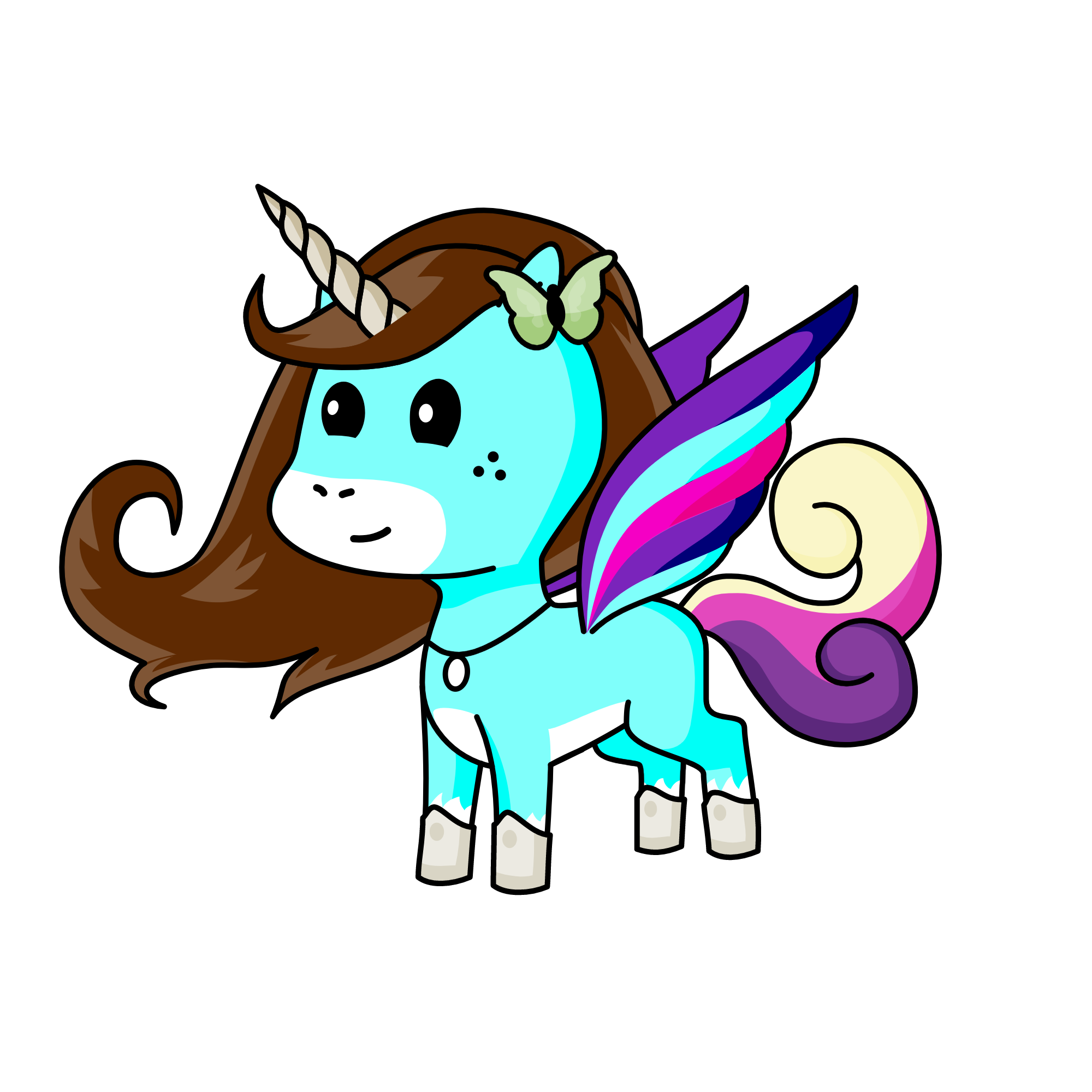 dolfinu, the unicorn