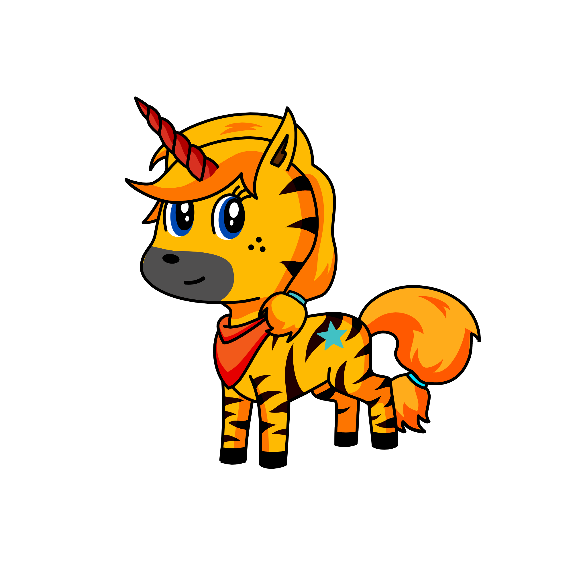 fire, the unicorn