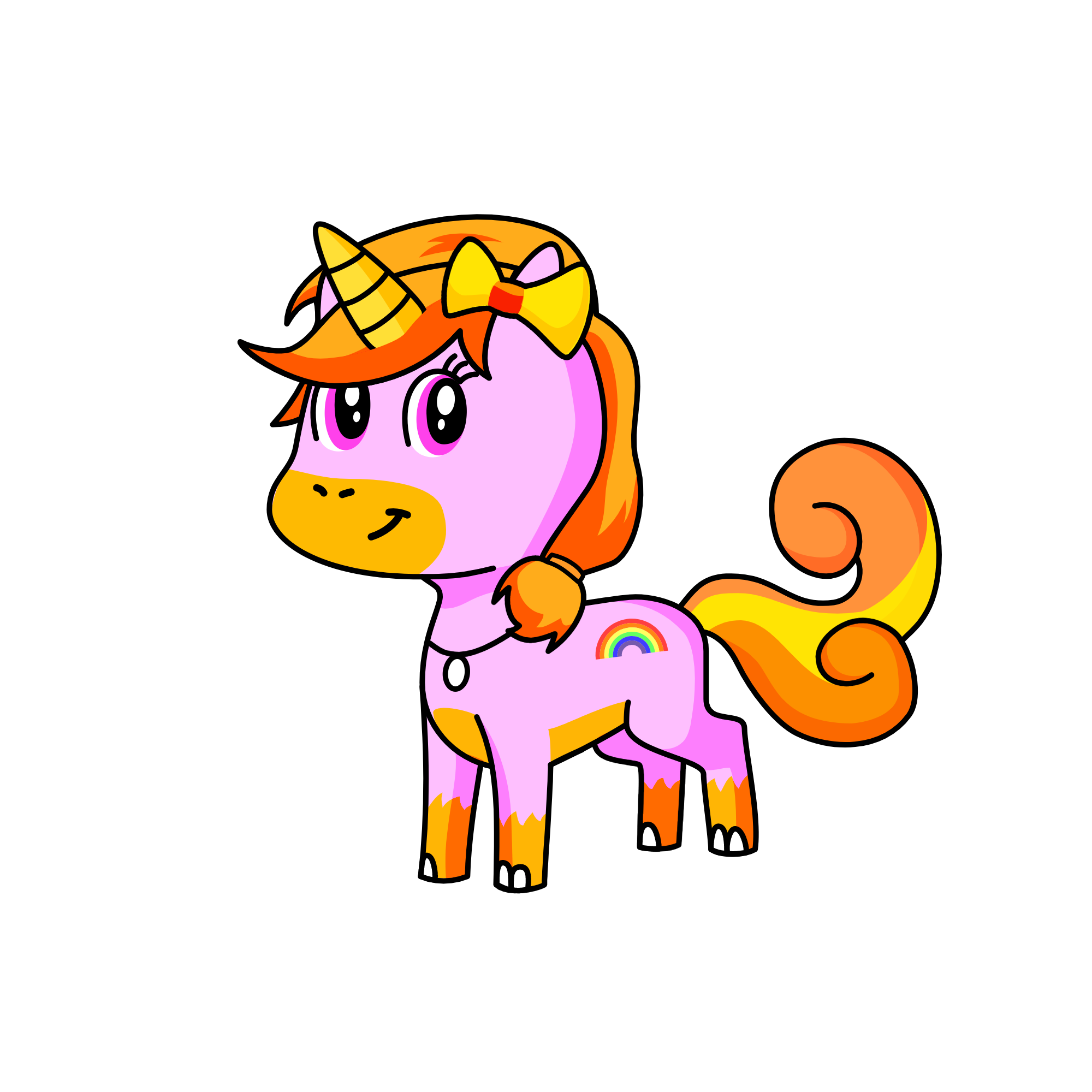 Tulip Candy Rump, the unicorn