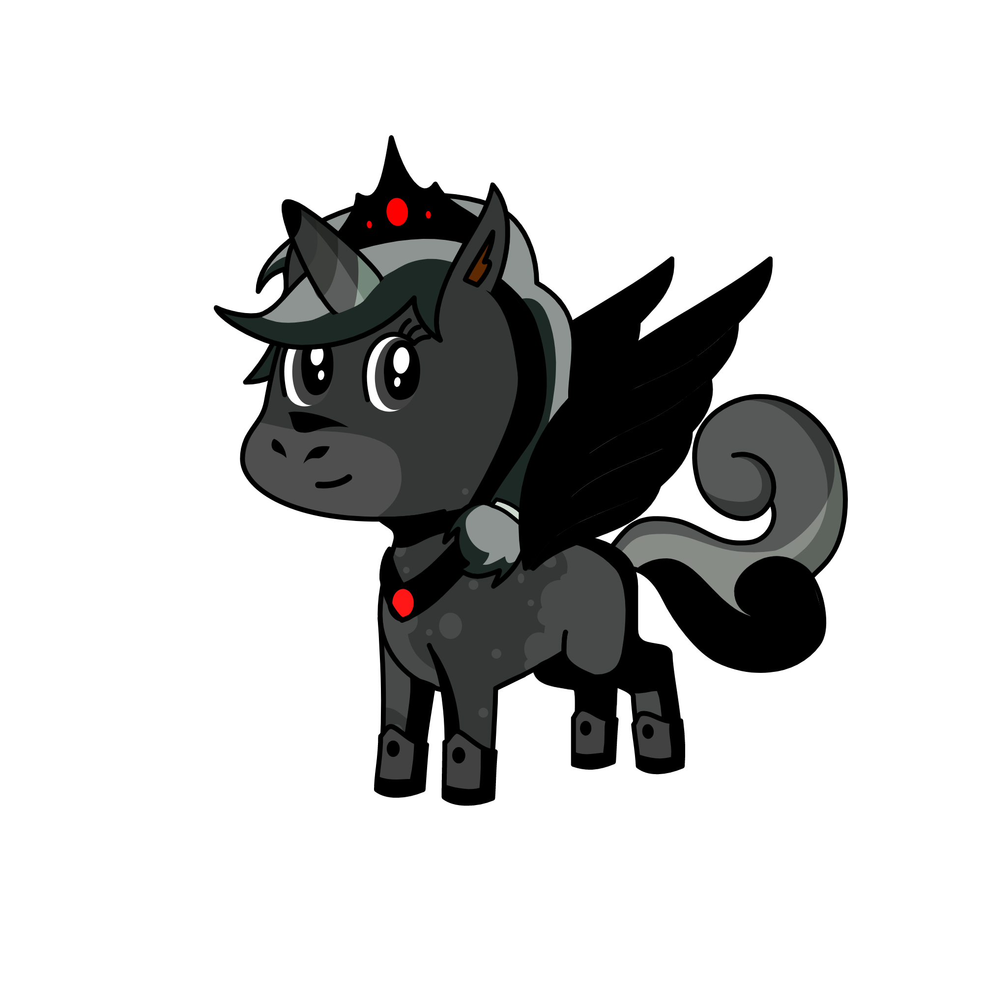Dark, the unicorn