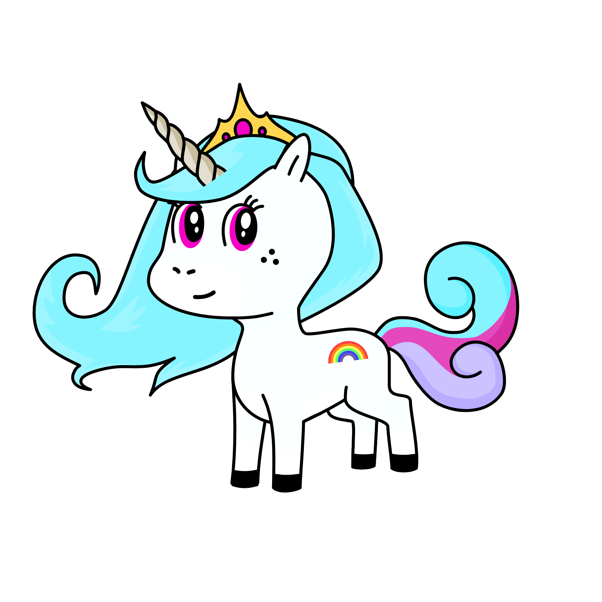 Princess Celestia, the unicorn