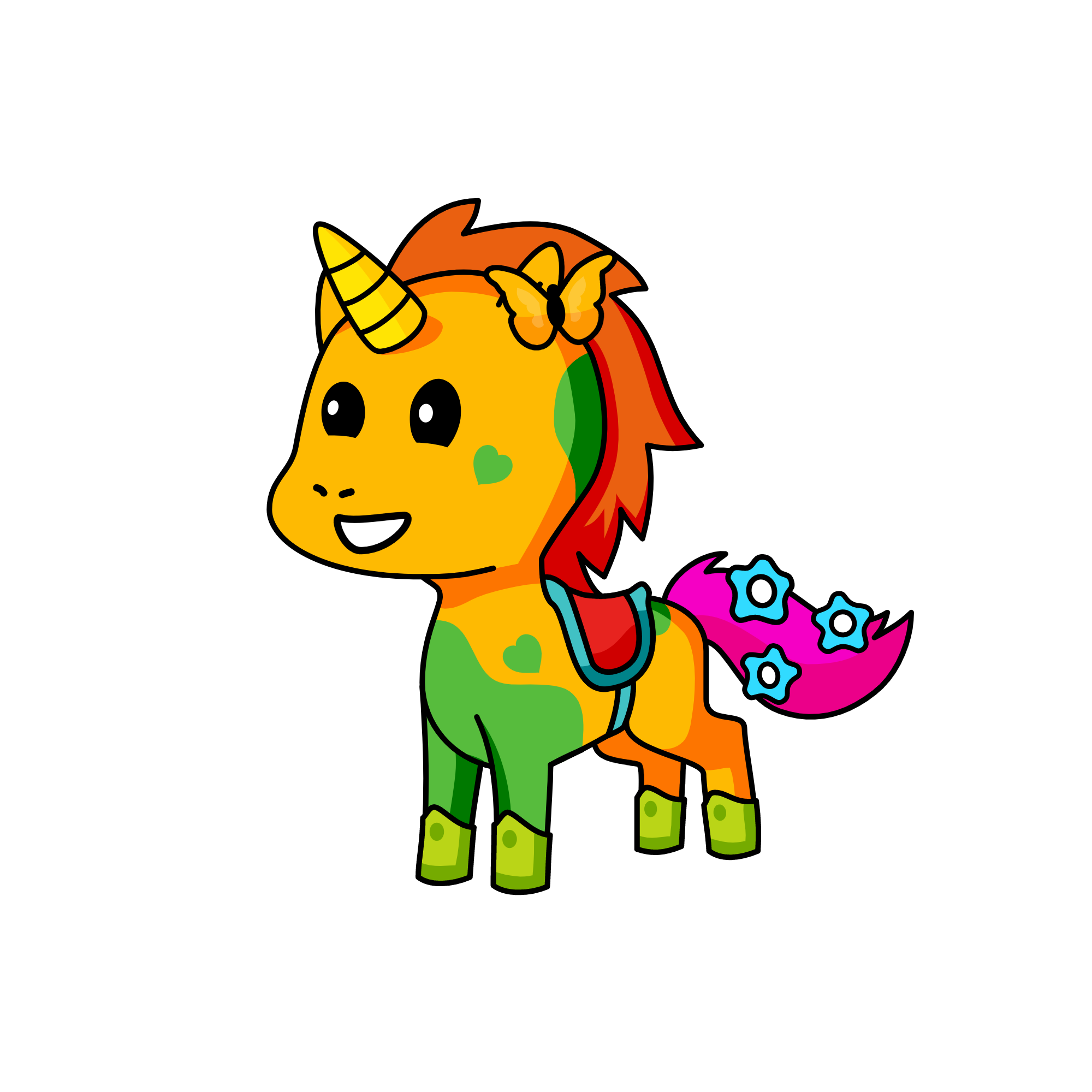 J, the unicorn