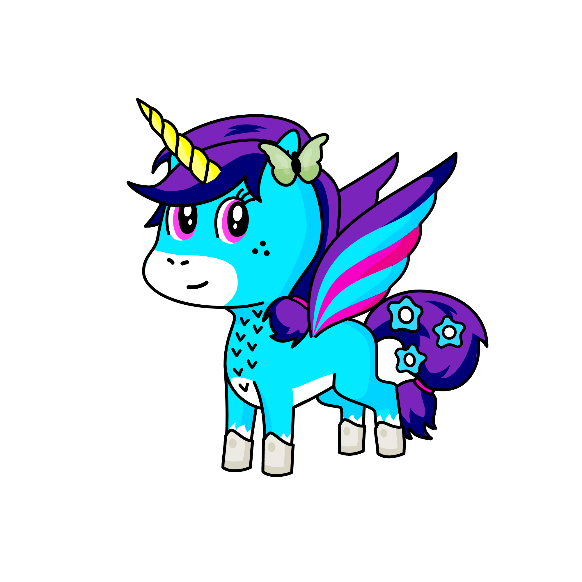 dolfinu, the unicorn