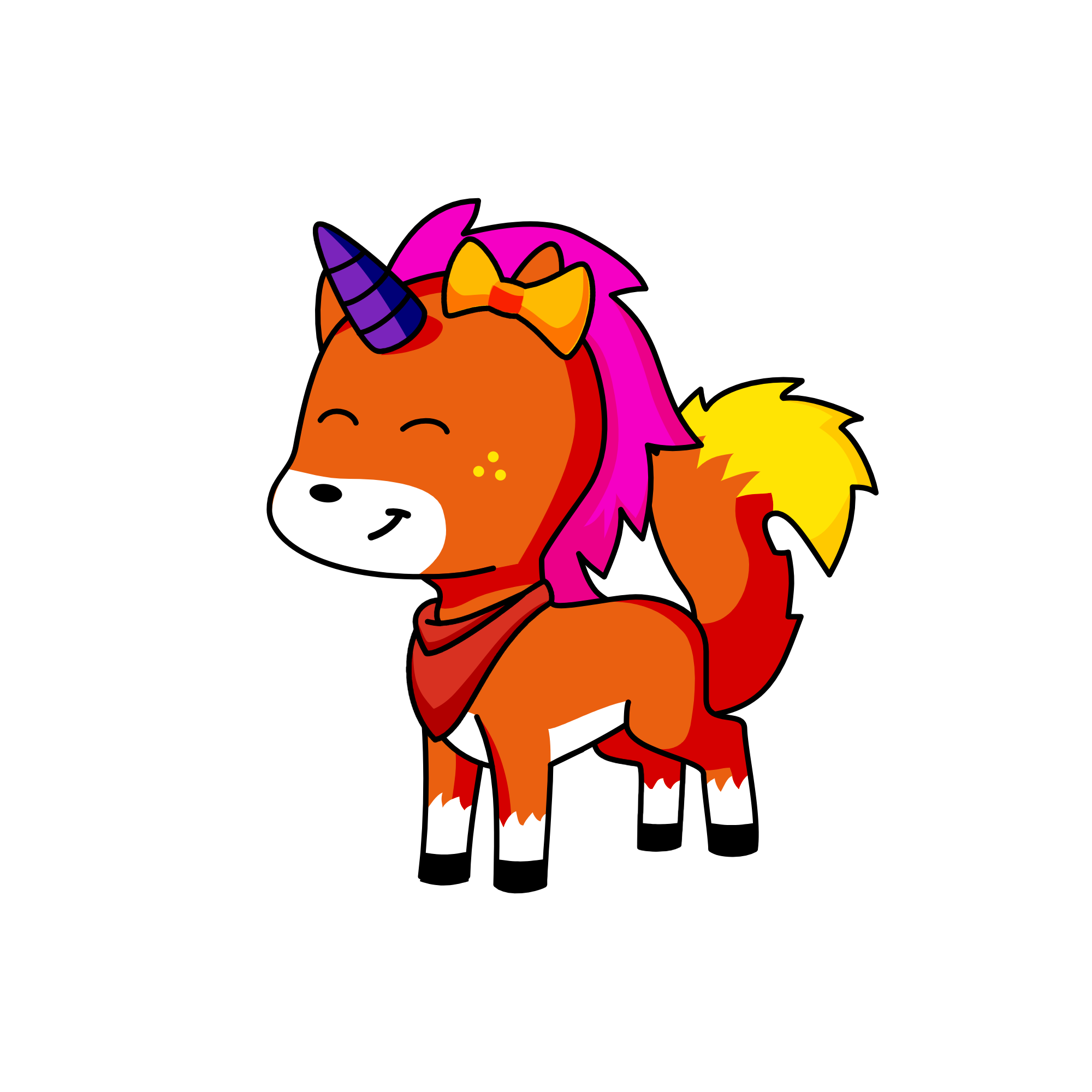 dog, the unicorn