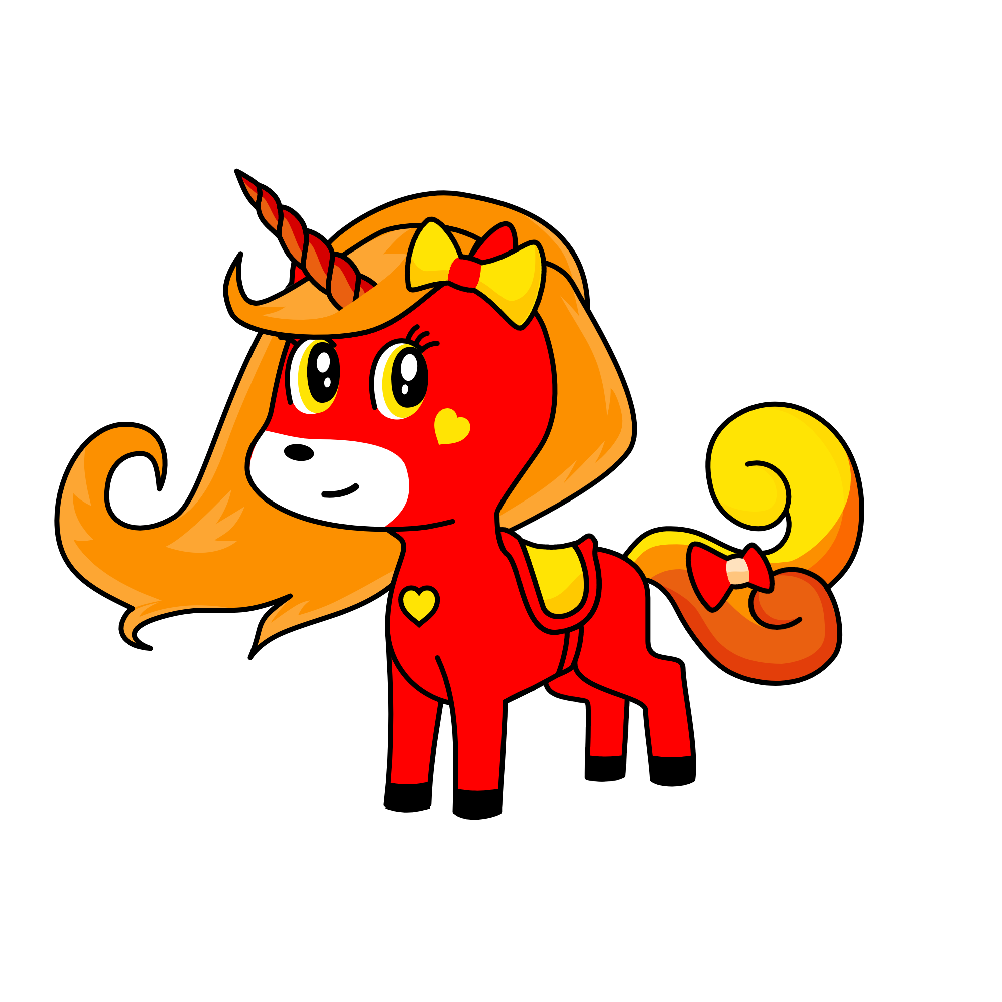 Fire, the unicorn