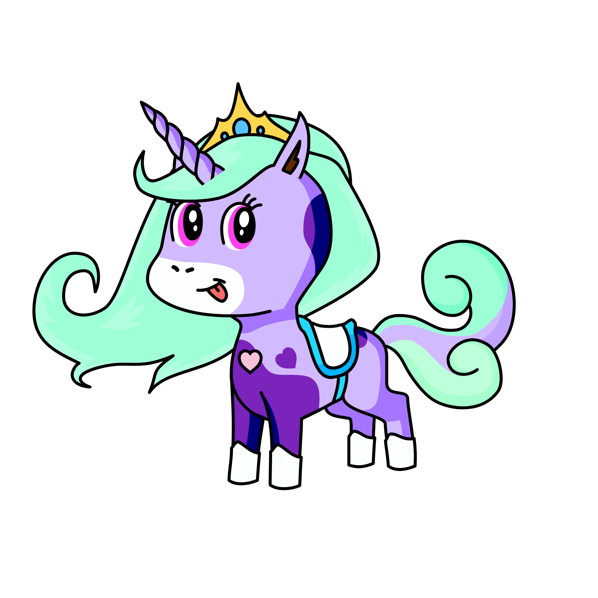 Amber, the unicorn