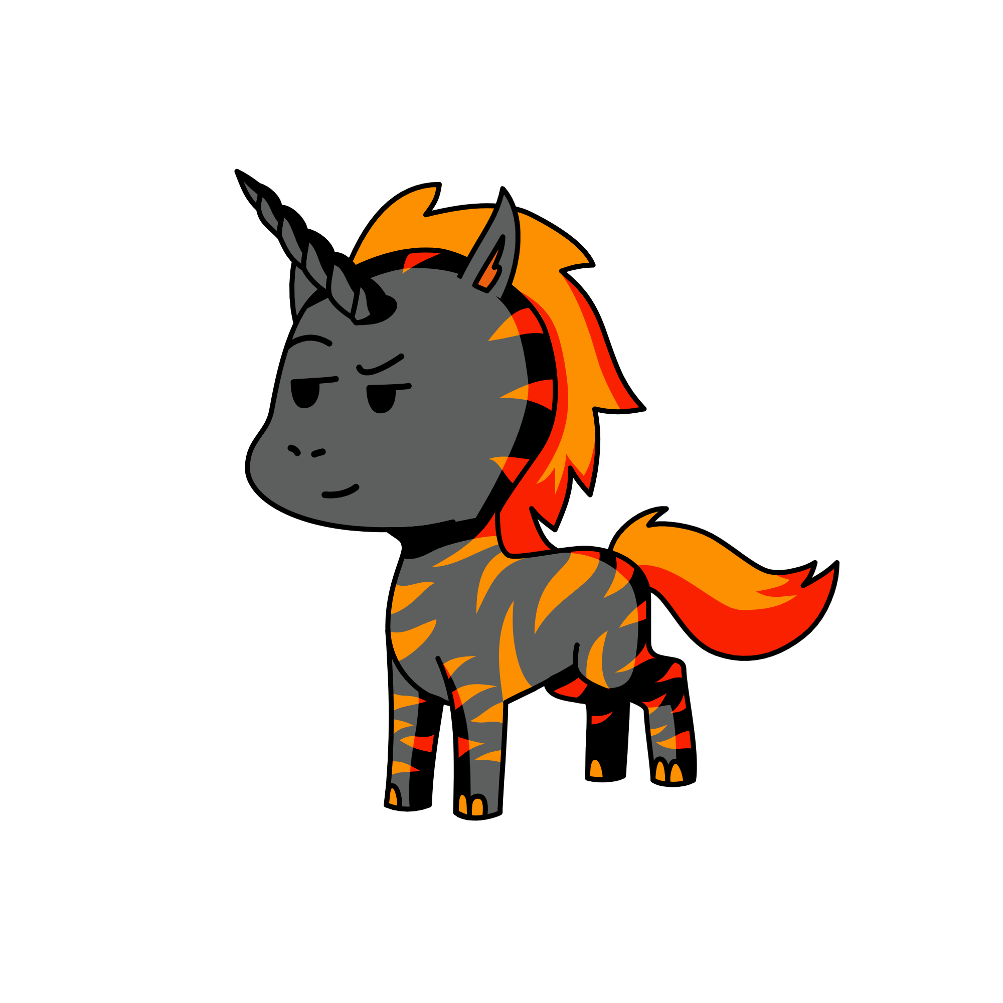 Fire stone, the unicorn