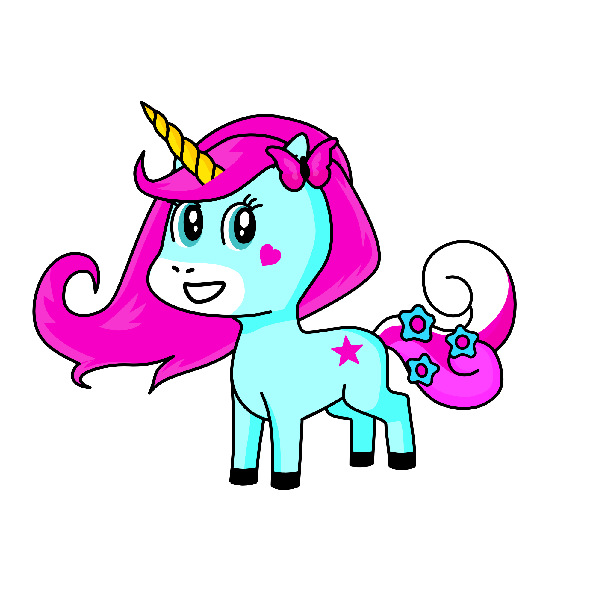 fluffy, the unicorn
