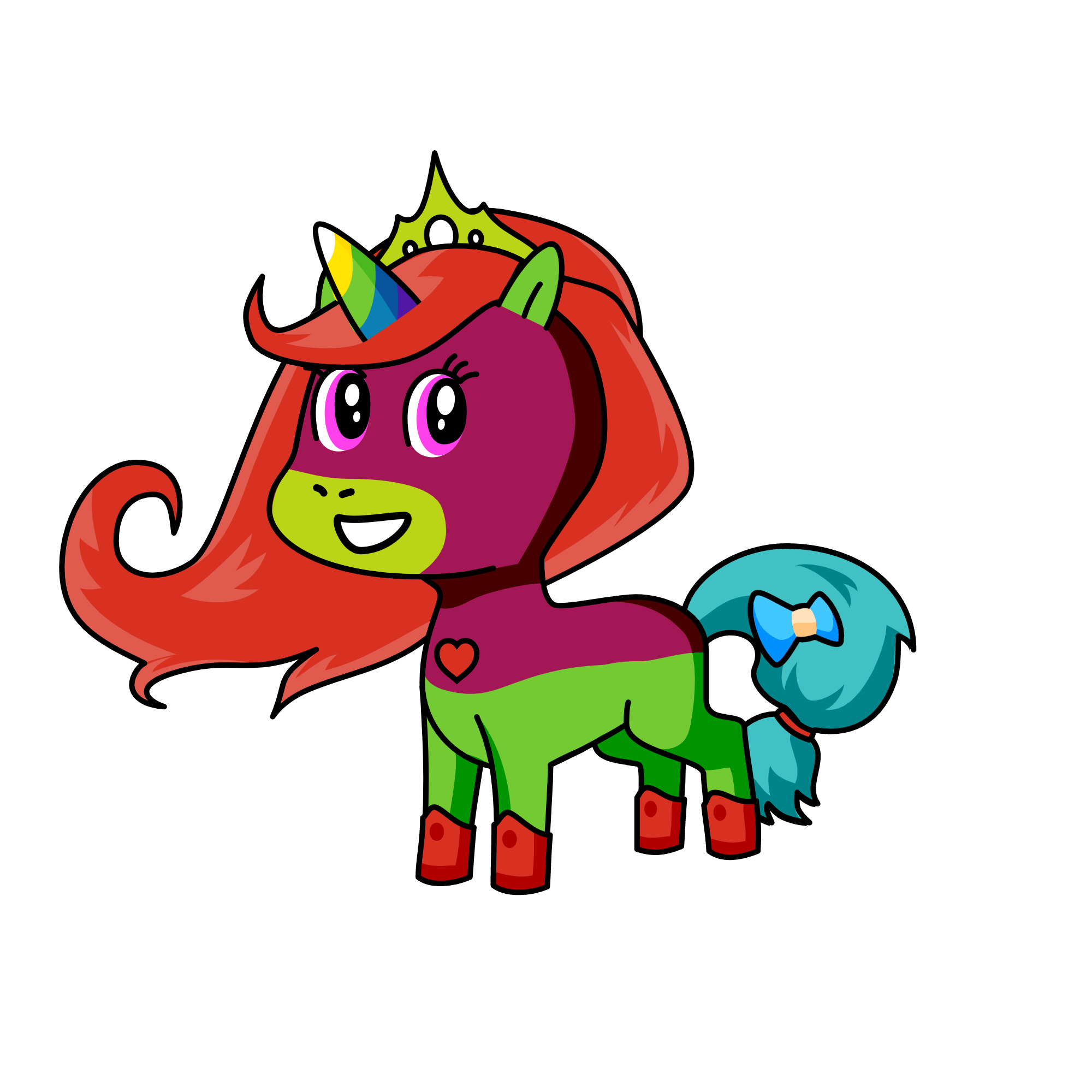 princess, the unicorn