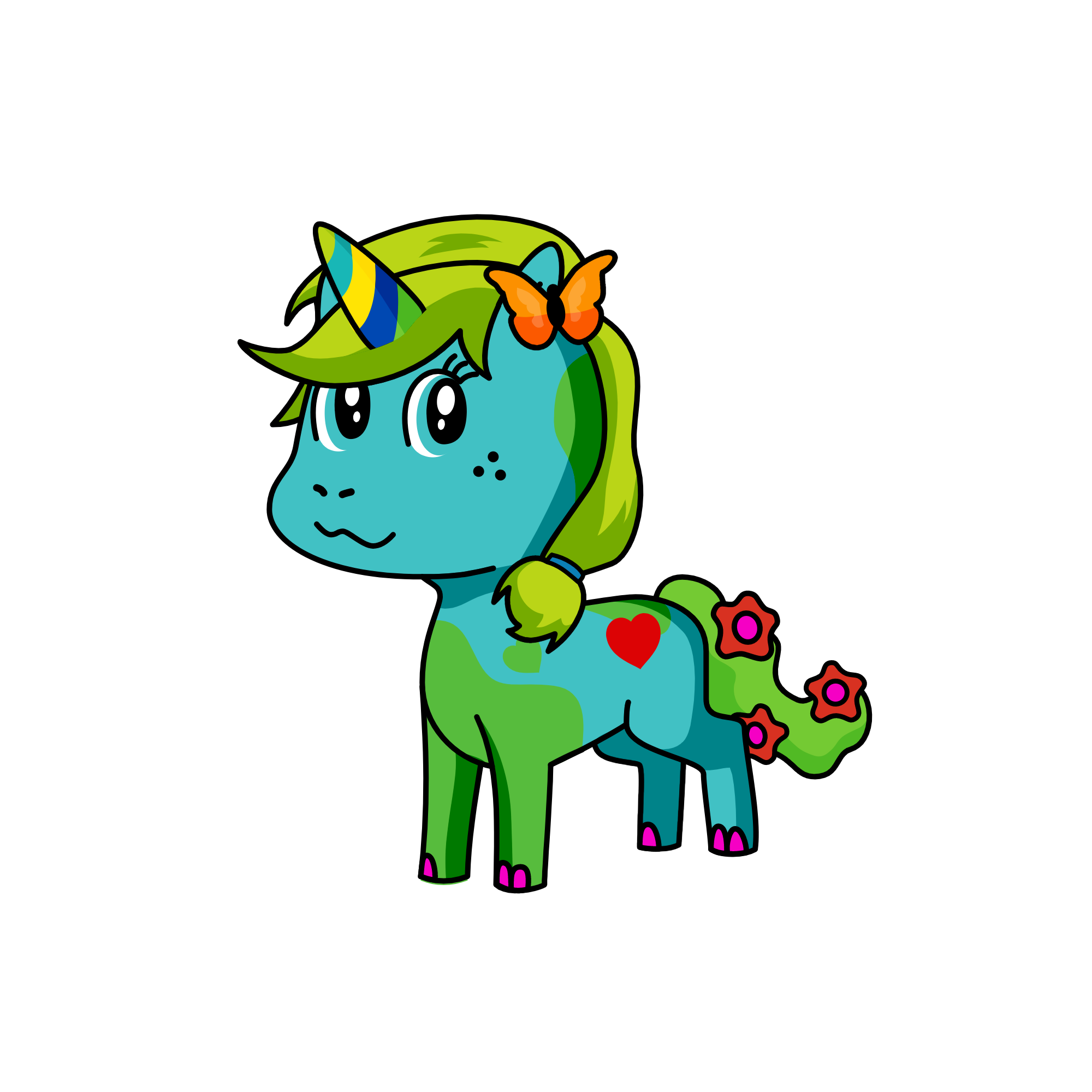 Amor, the unicorn