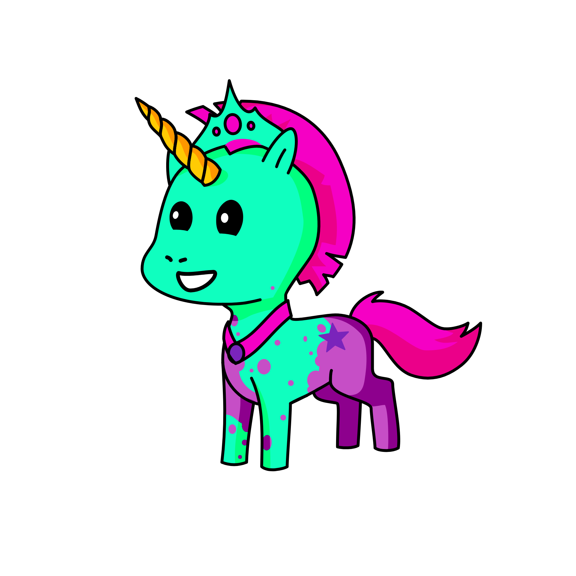 Cuper, the unicorn