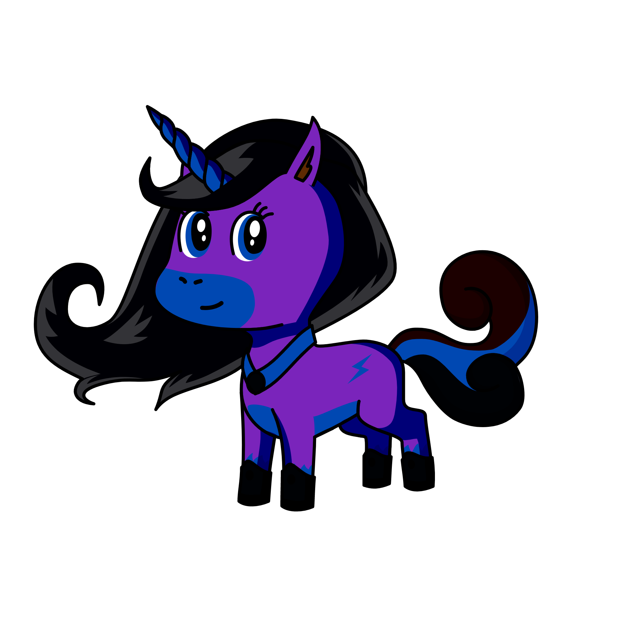Raven, the unicorn