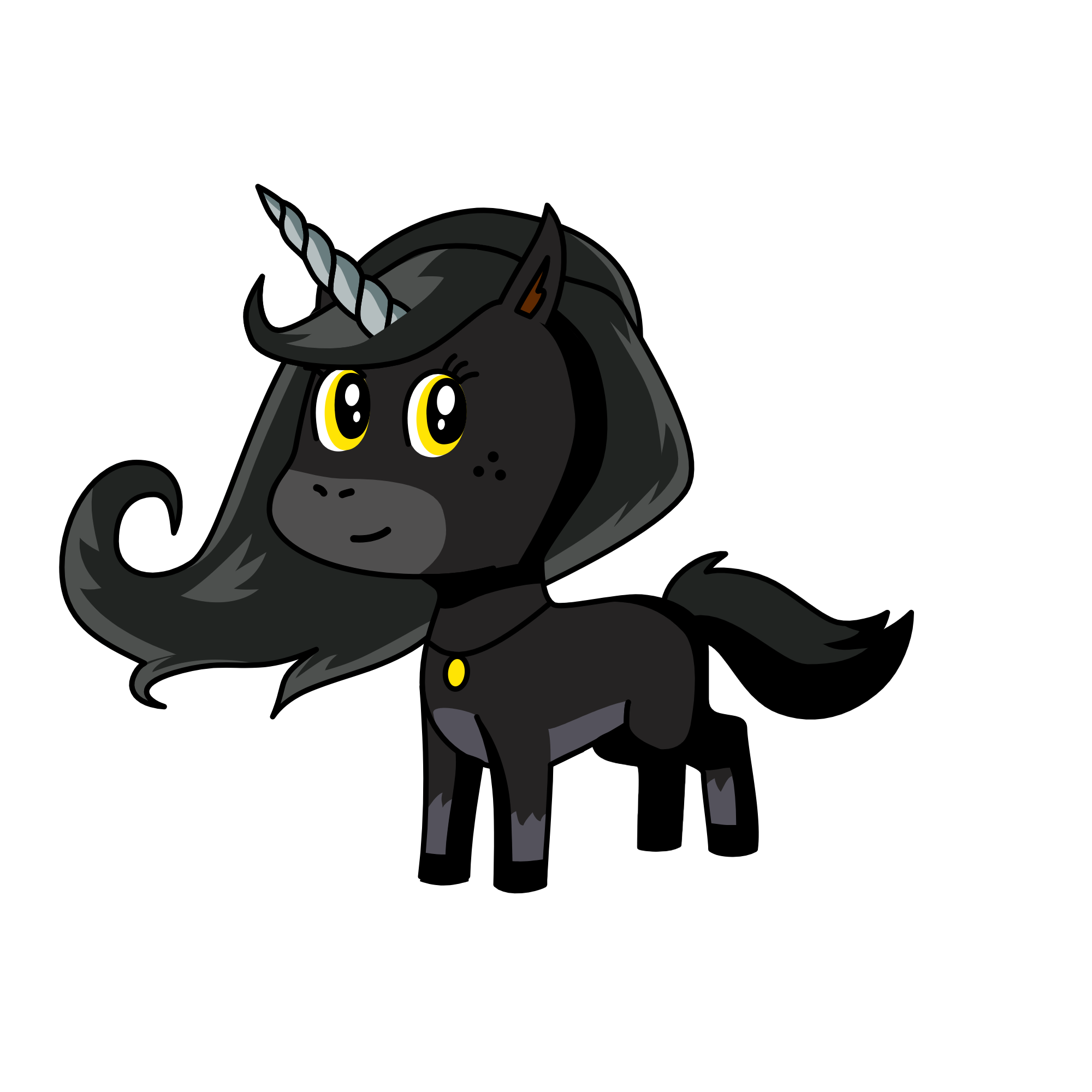 Raven, the unicorn