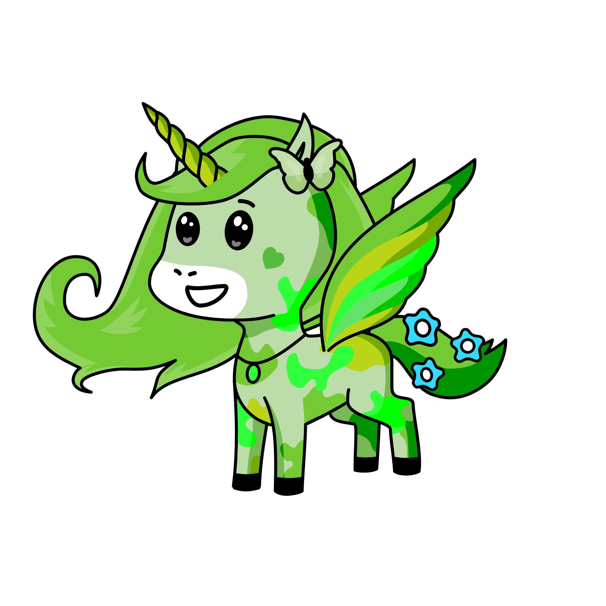 Green Alicorn, the unicorn