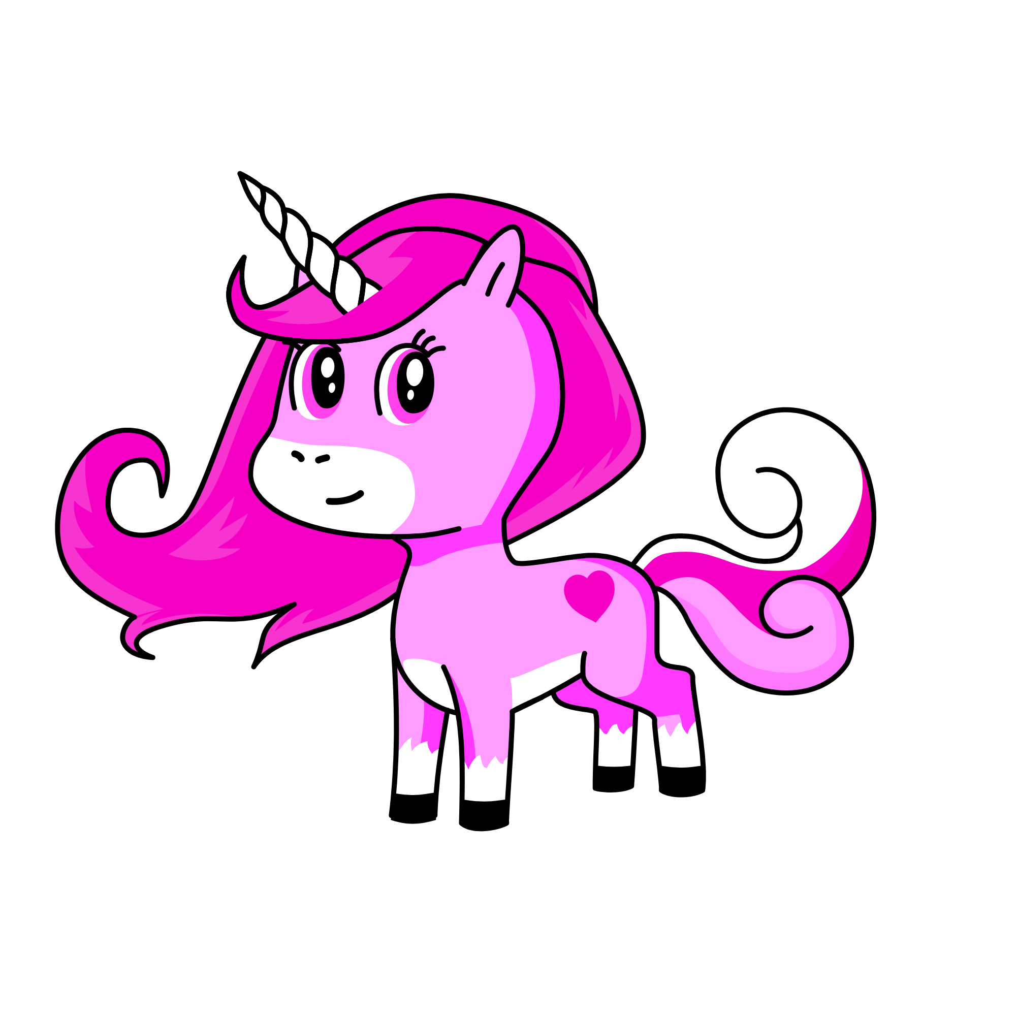 Pinky , the unicorn