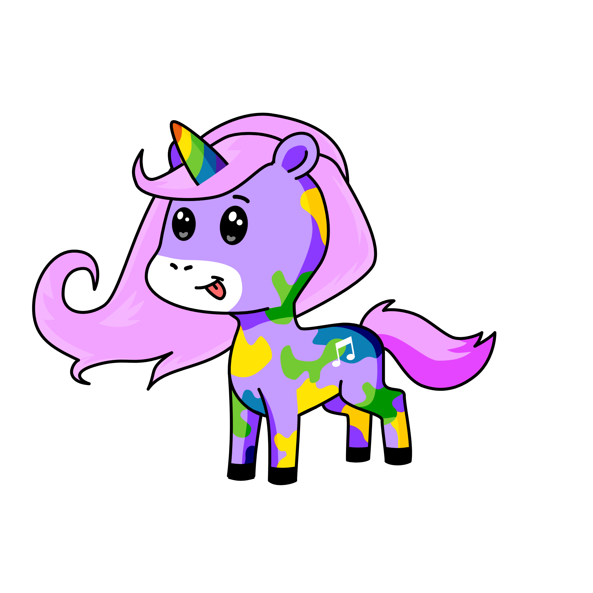 Musicy, the unicorn