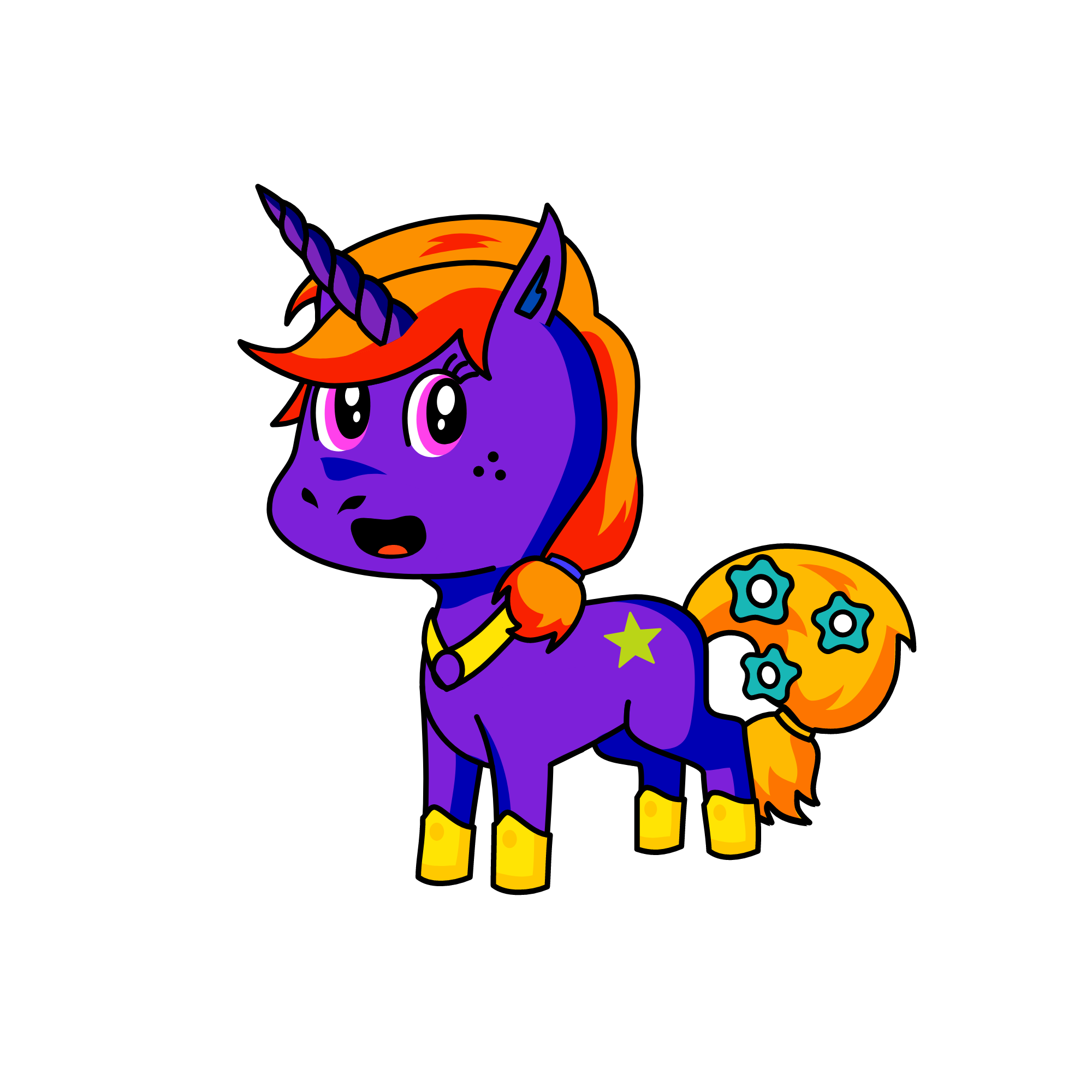 Midnight, the unicorn