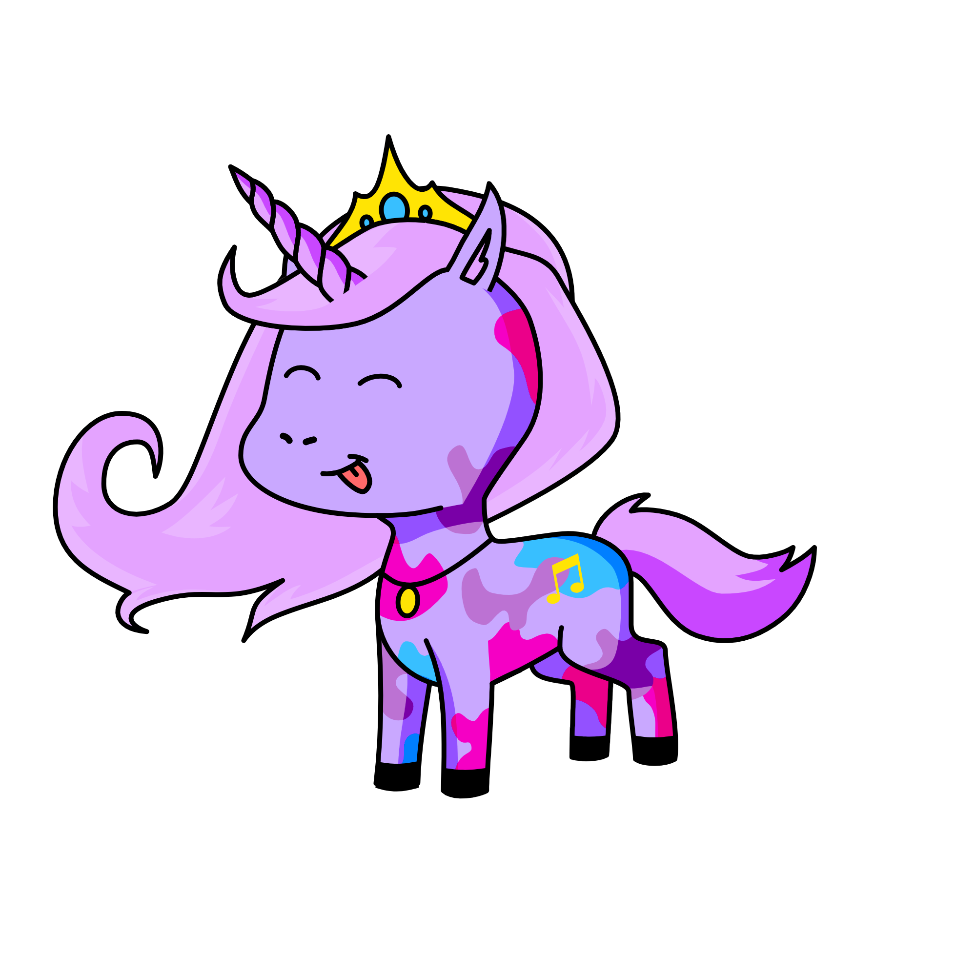 splatter, the unicorn