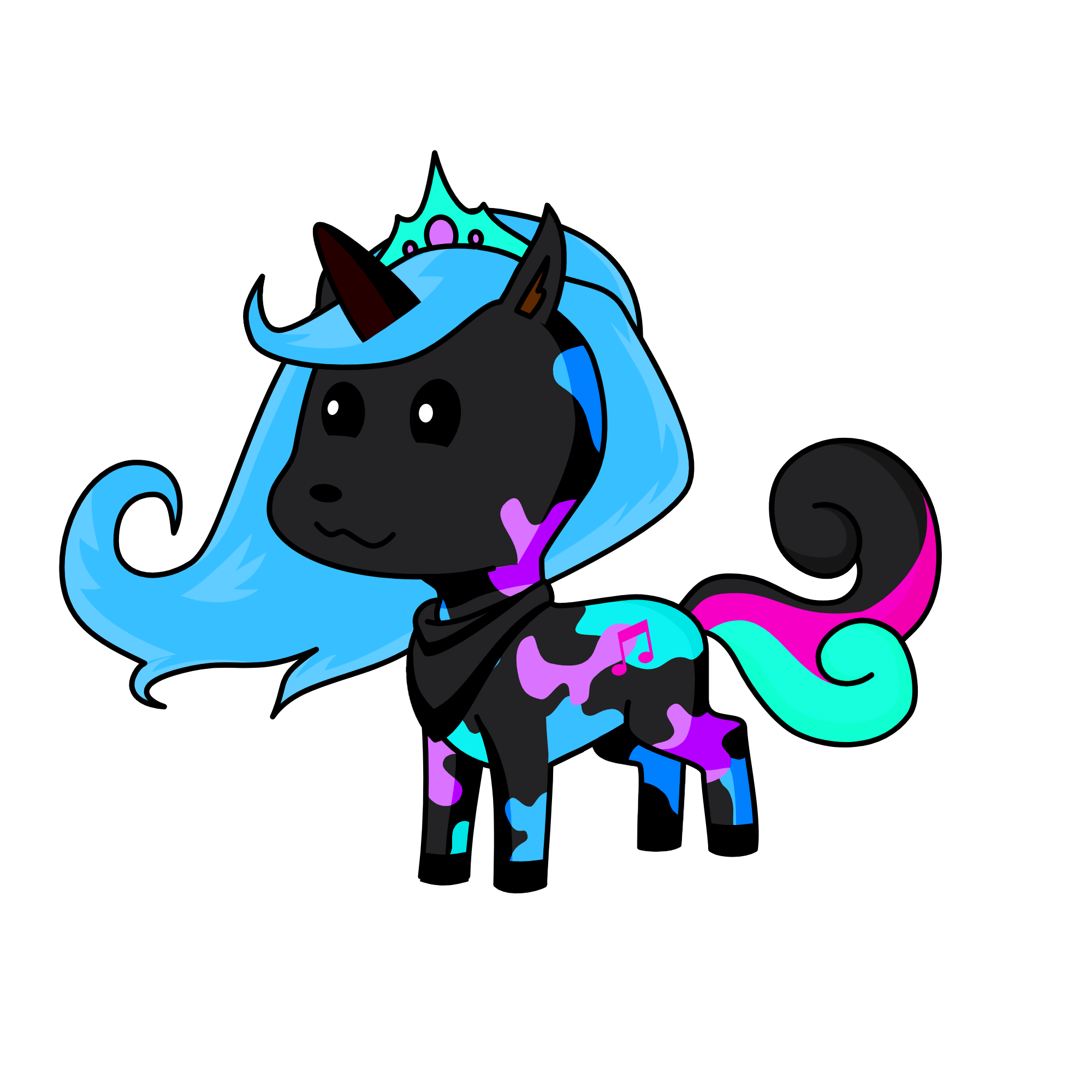 neon, the unicorn