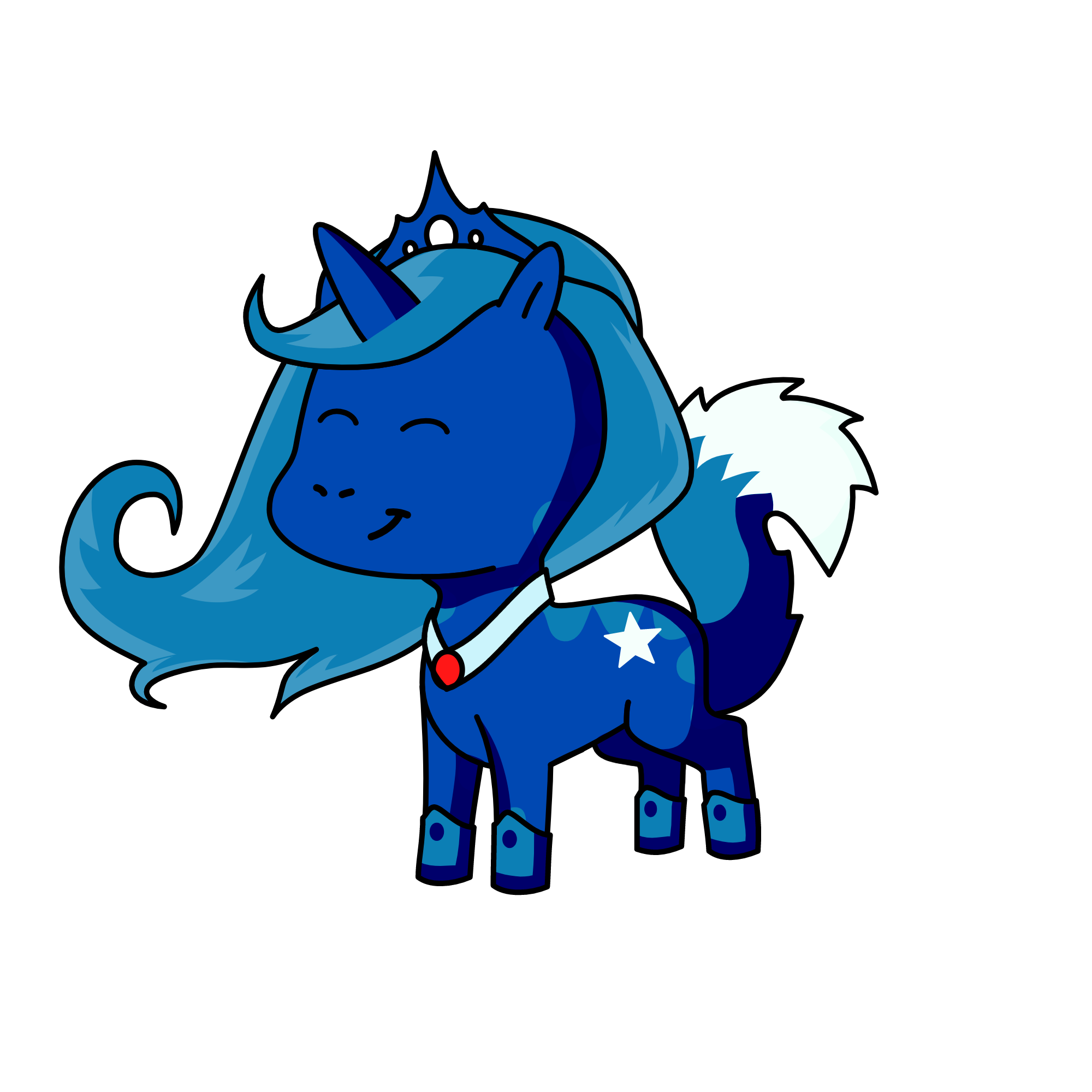 cute, the unicorn