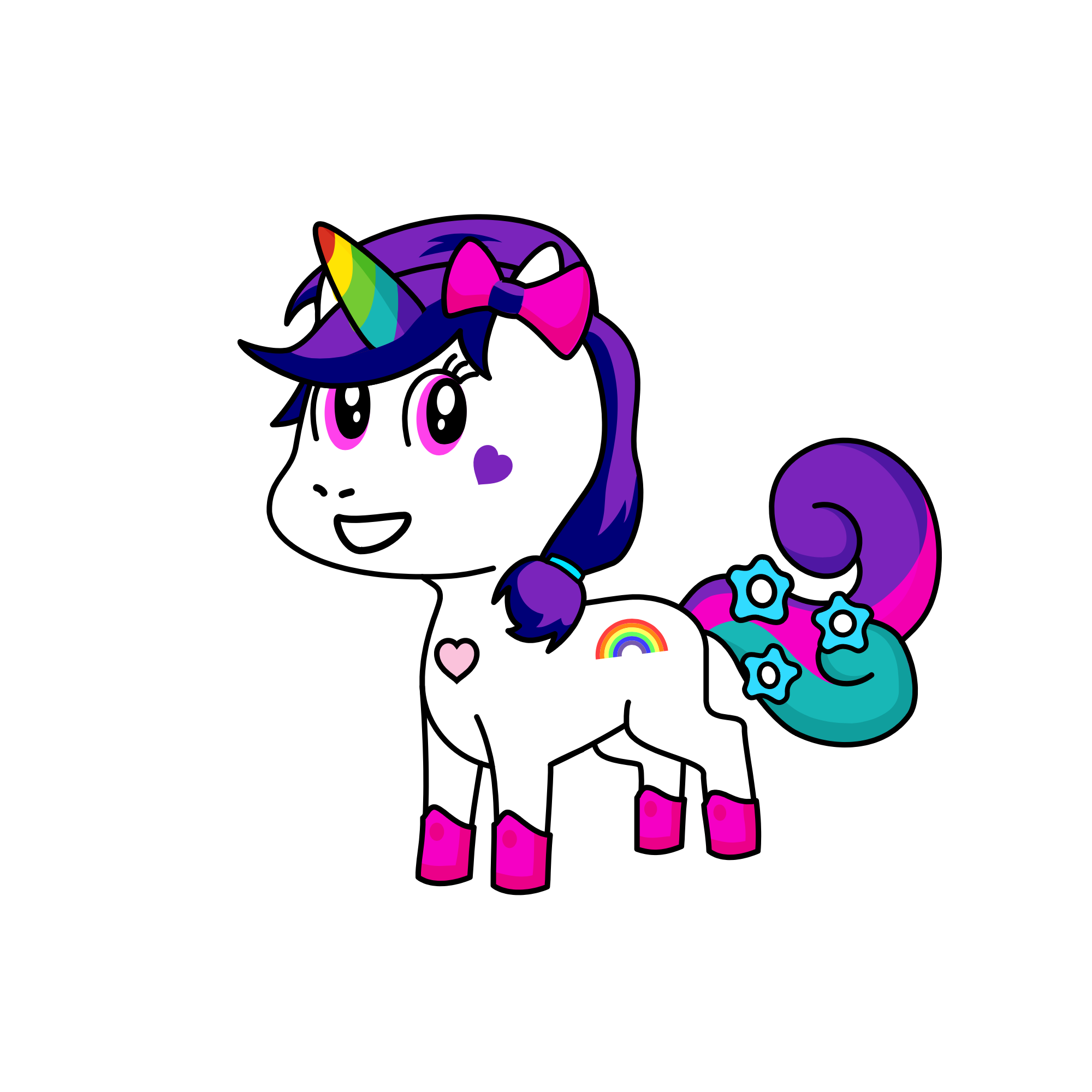 Unirainbowcorn, the unicorn