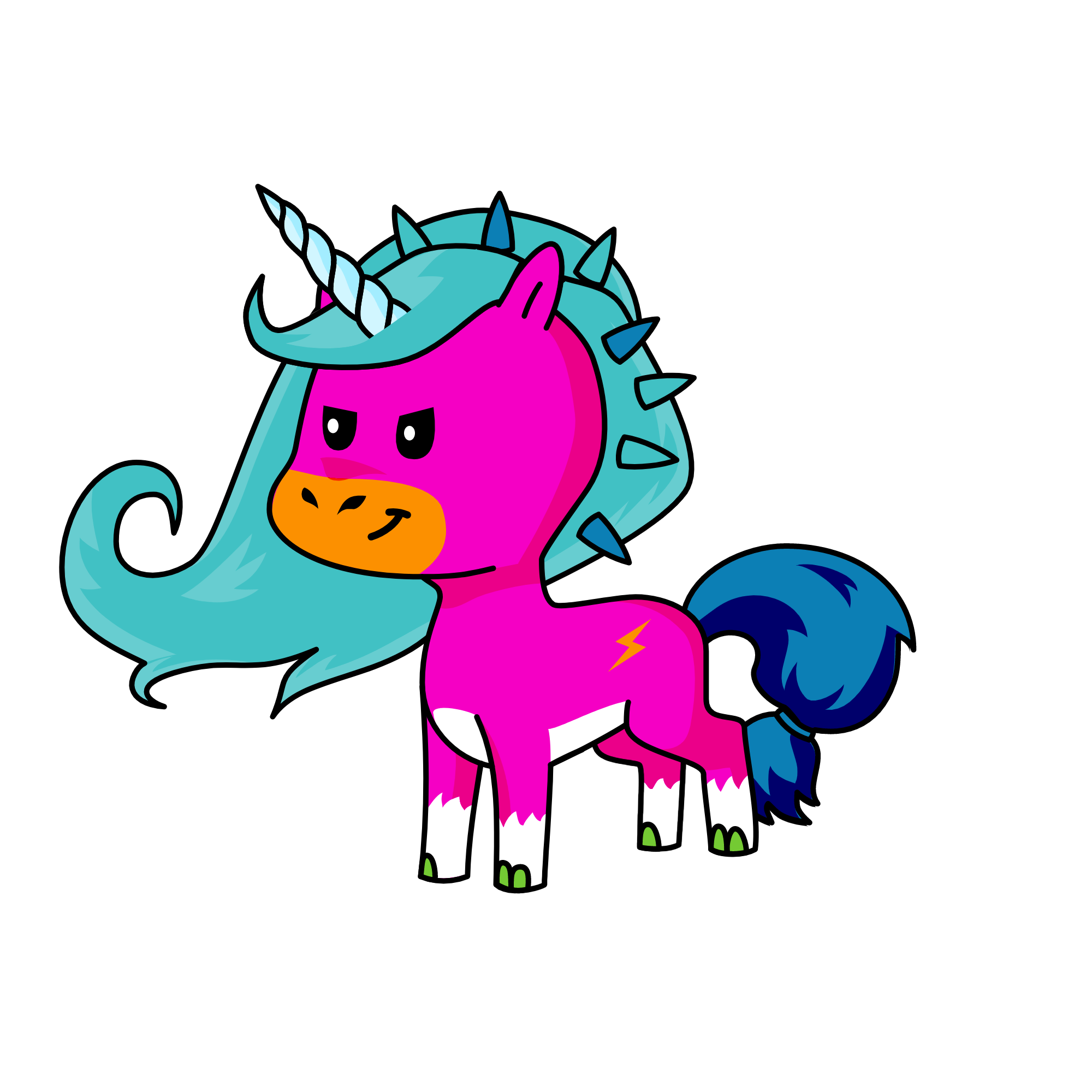 Sparky, the unicorn