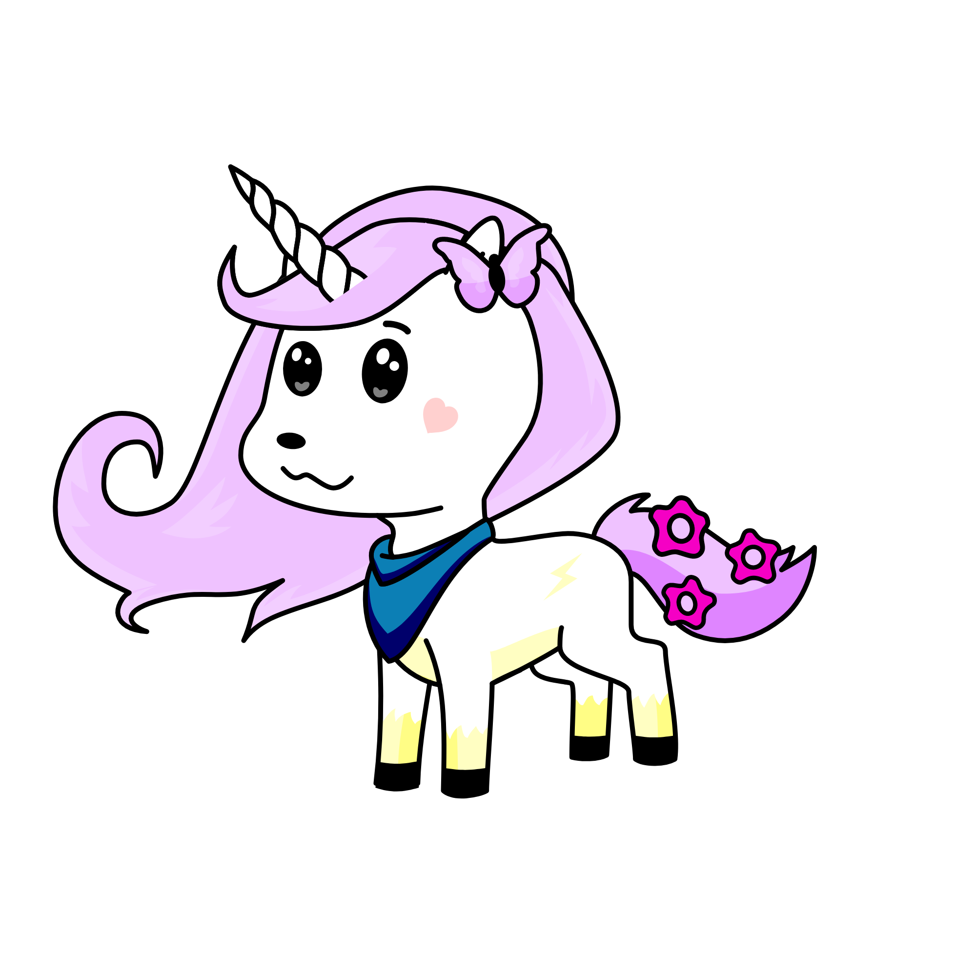 Malenay, the unicorn