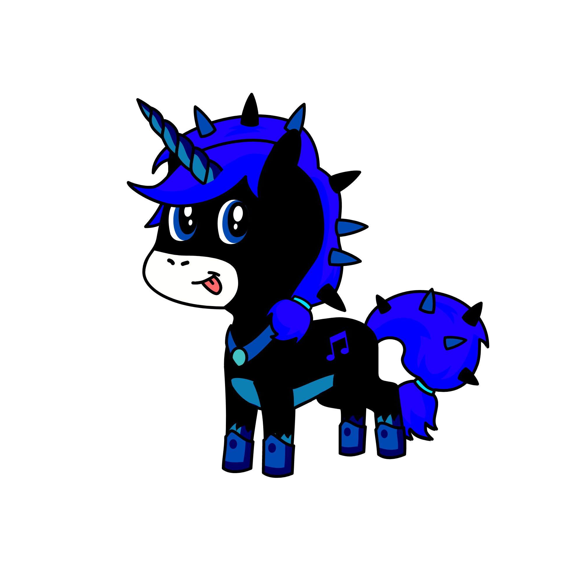 Moonlight, the unicorn