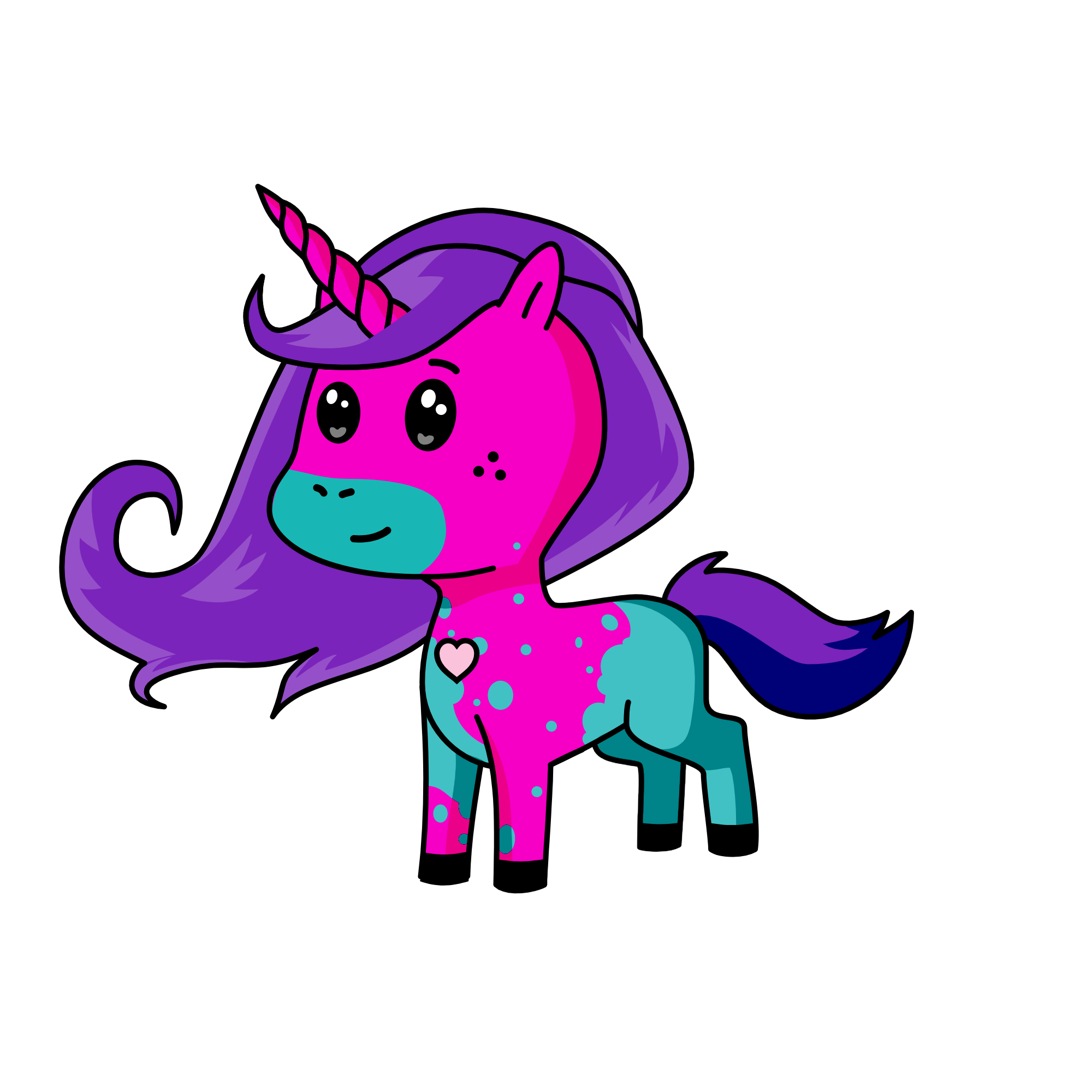 Midnight, the unicorn
