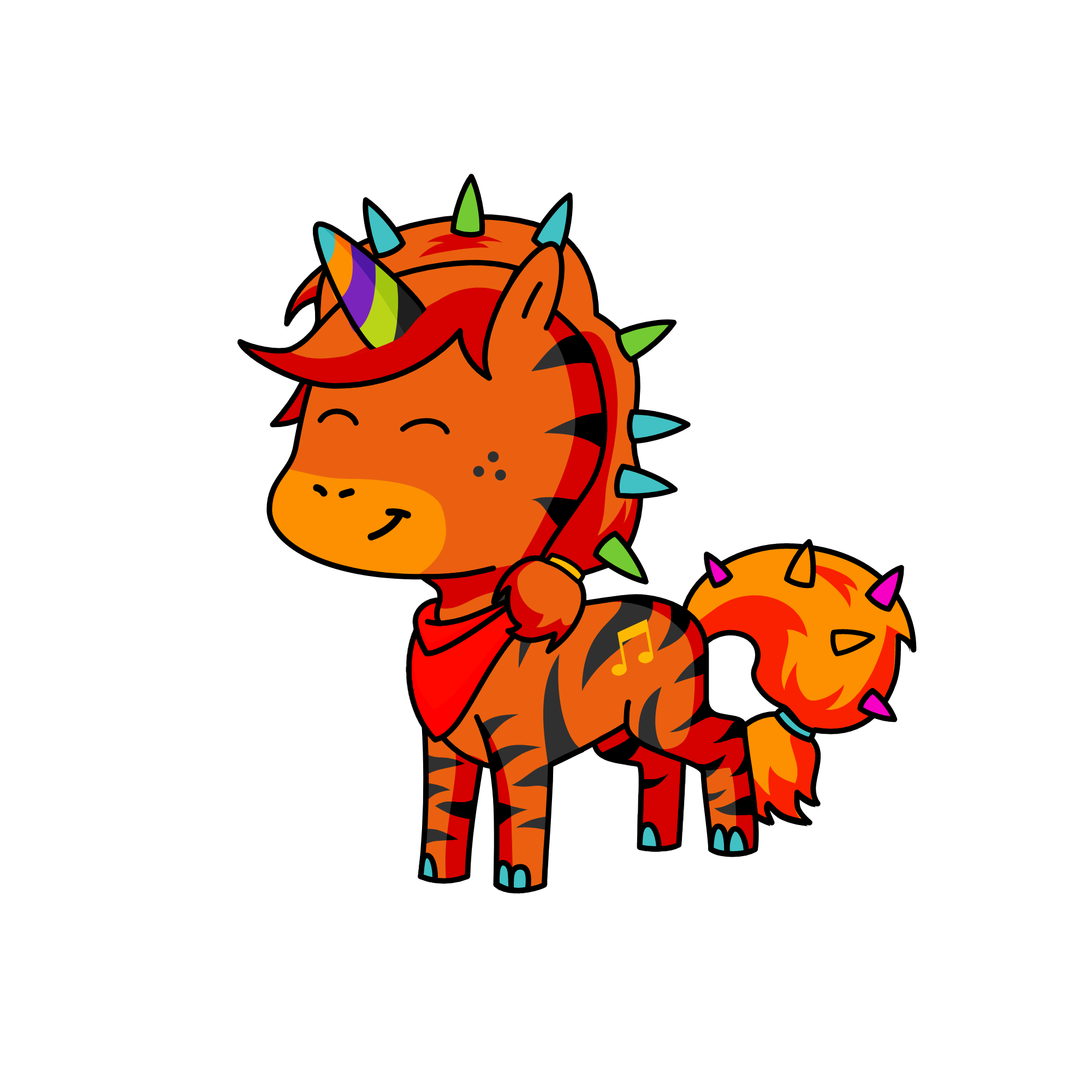 Tigre Junior, the unicorn