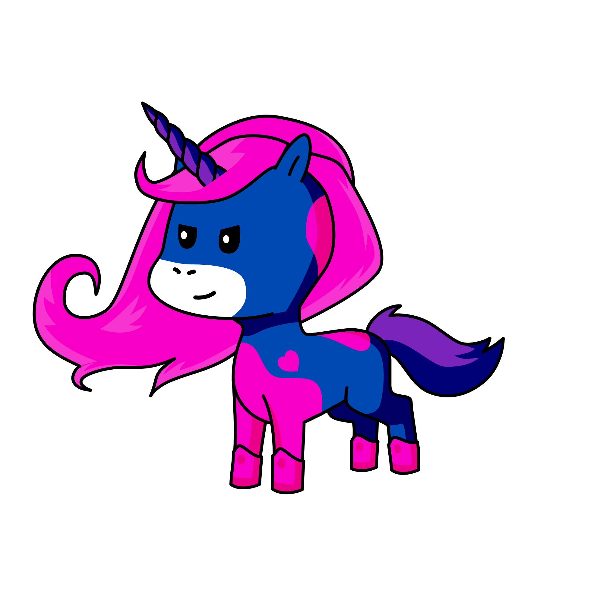 Princess Chloe, the unicorn