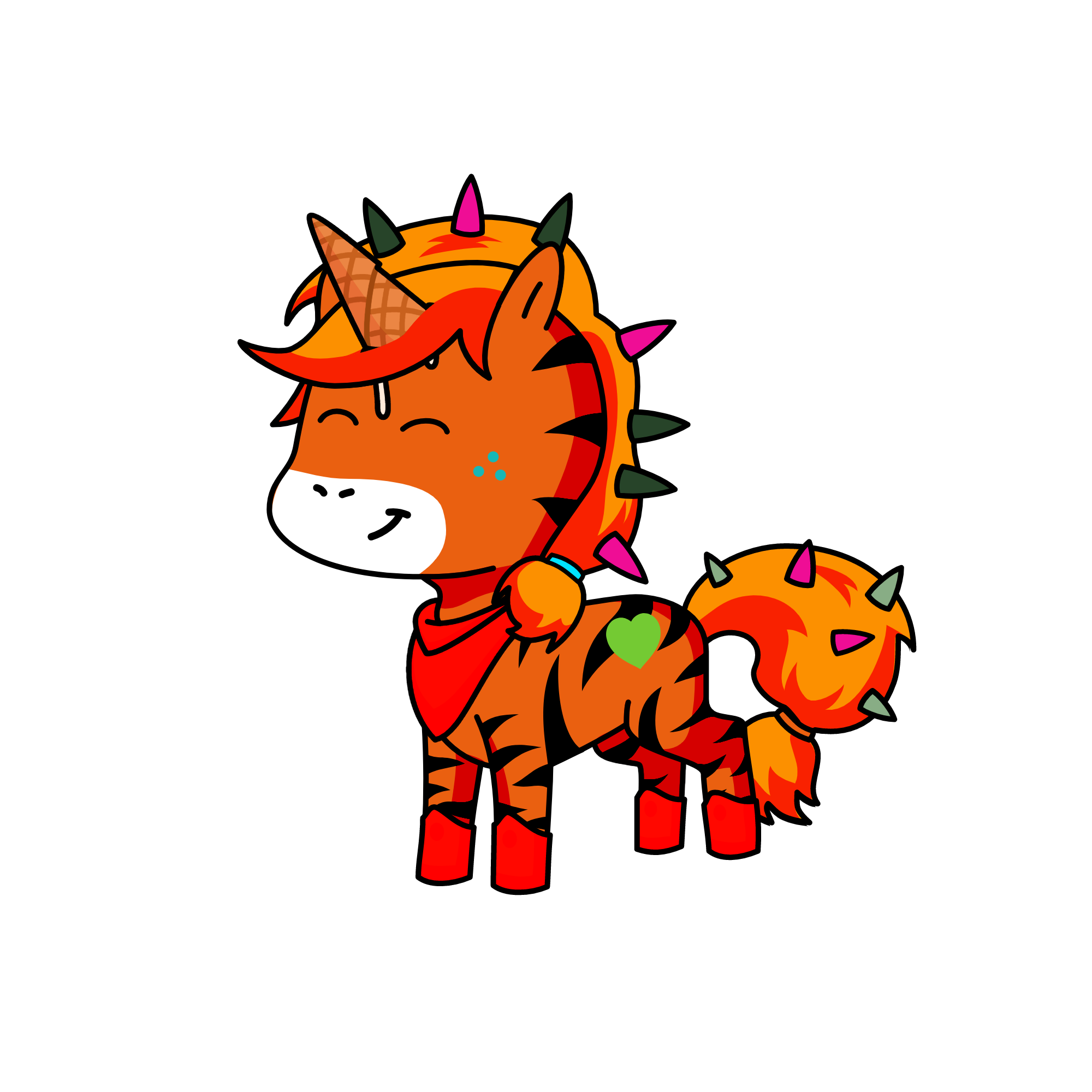 Tigre(papa de tigre junior), the unicorn