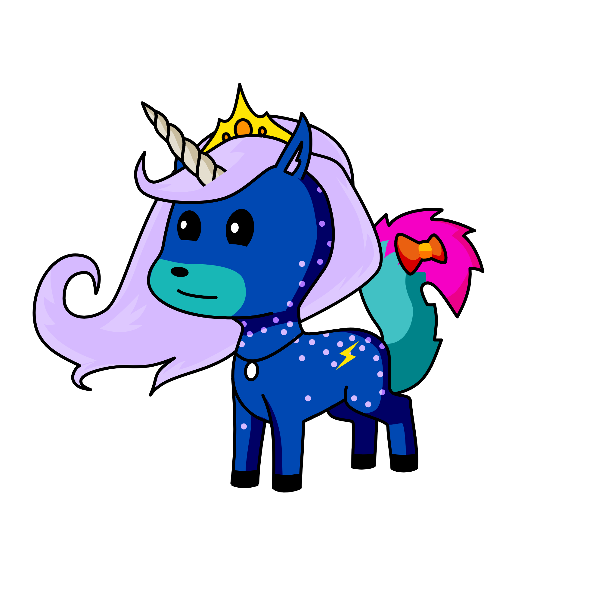 night Queen, the unicorn