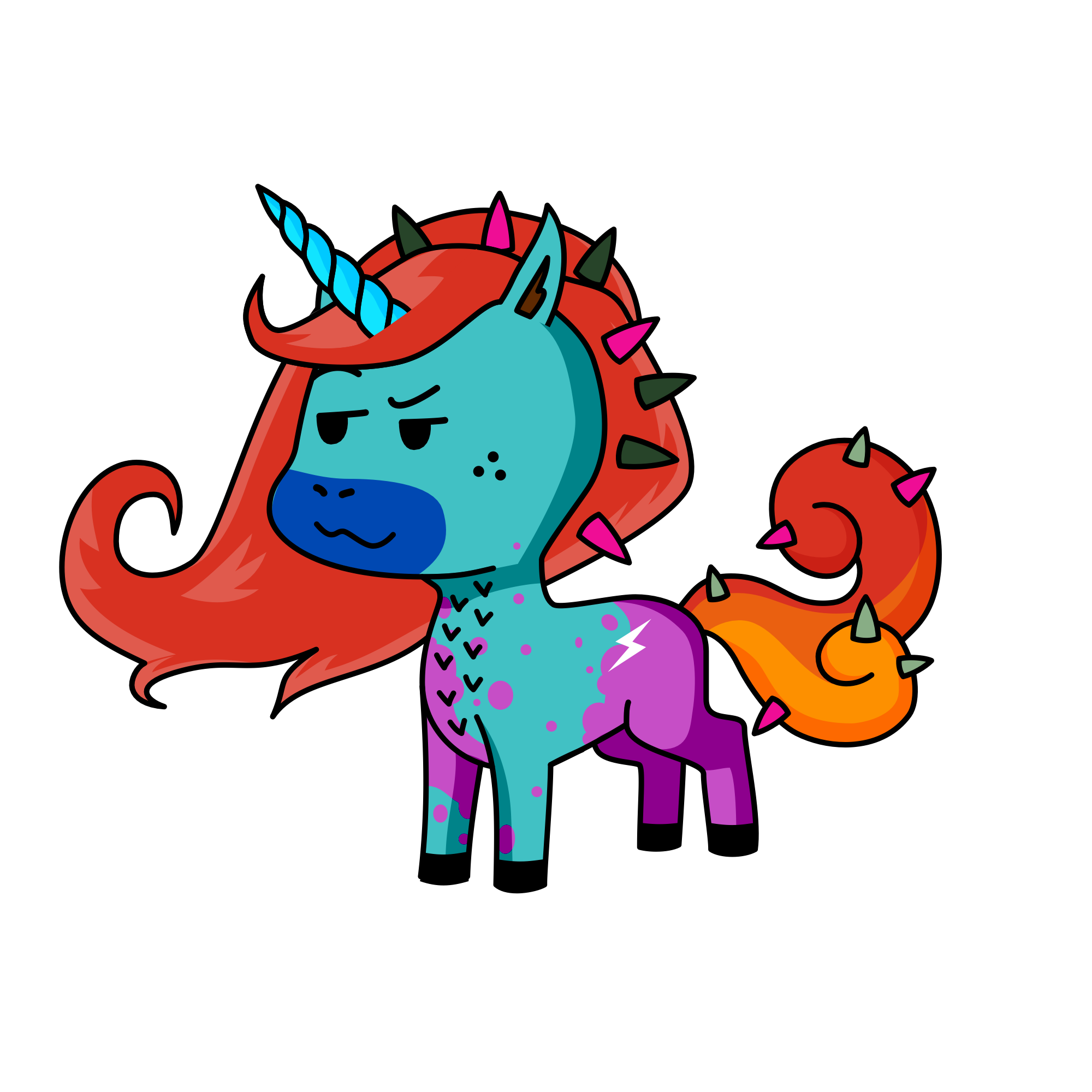 Blitz, the unicorn