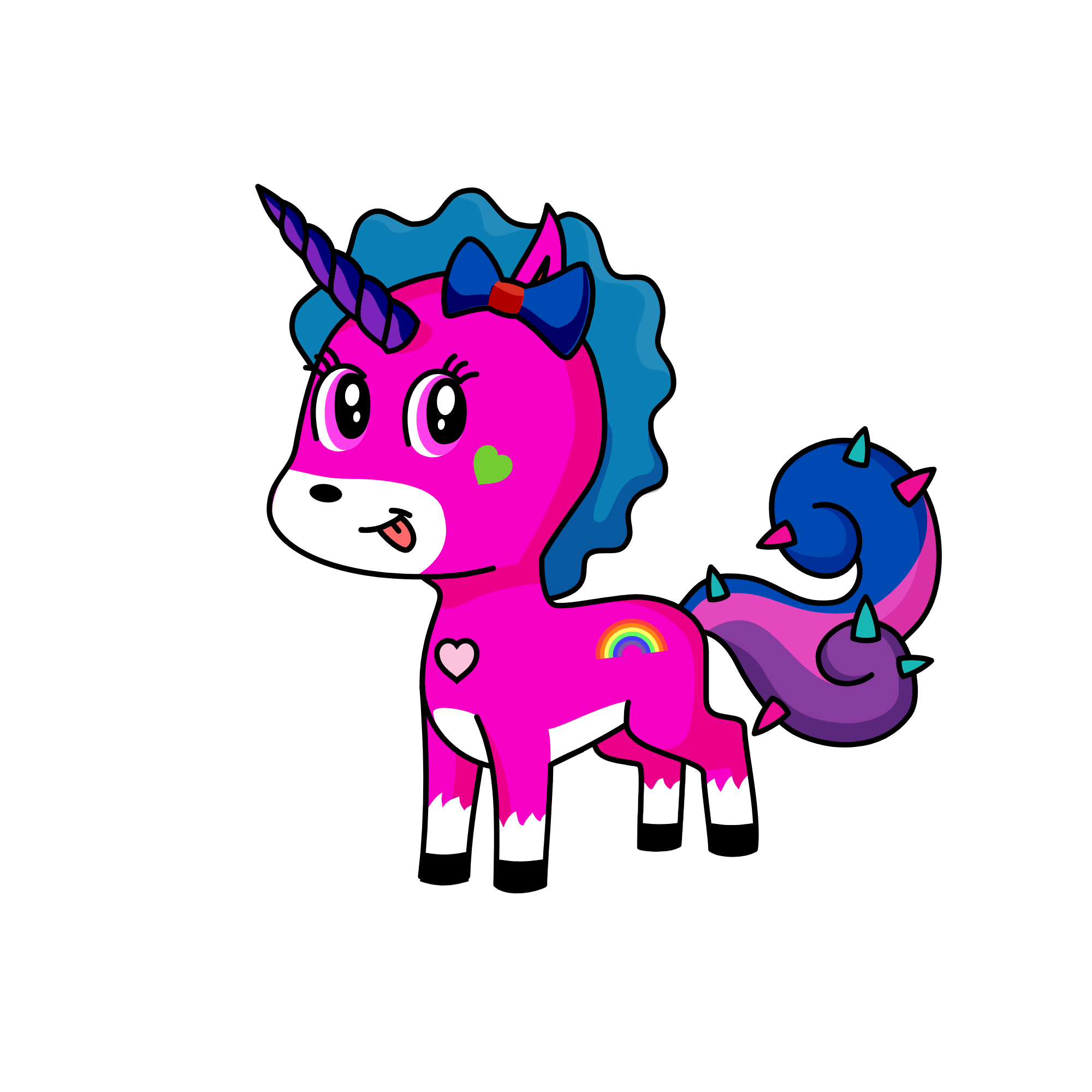 Fluffy Unicorn, the unicorn