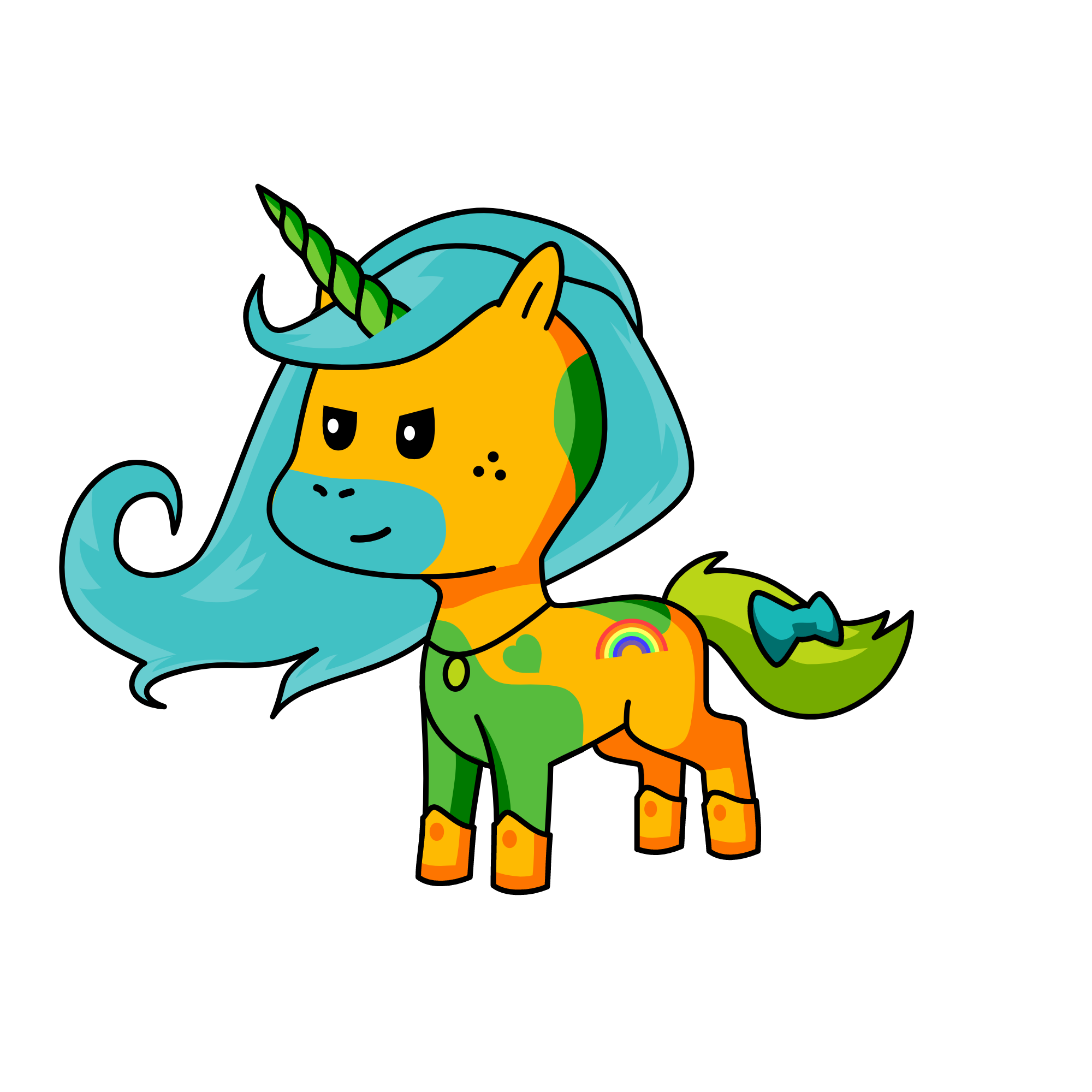 Princess Daisy, the unicorn