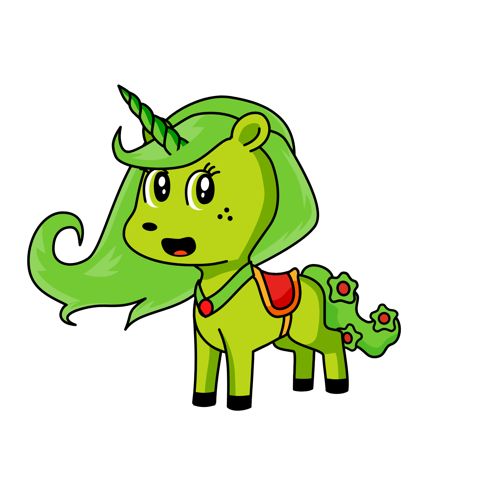 Verde, the unicorn