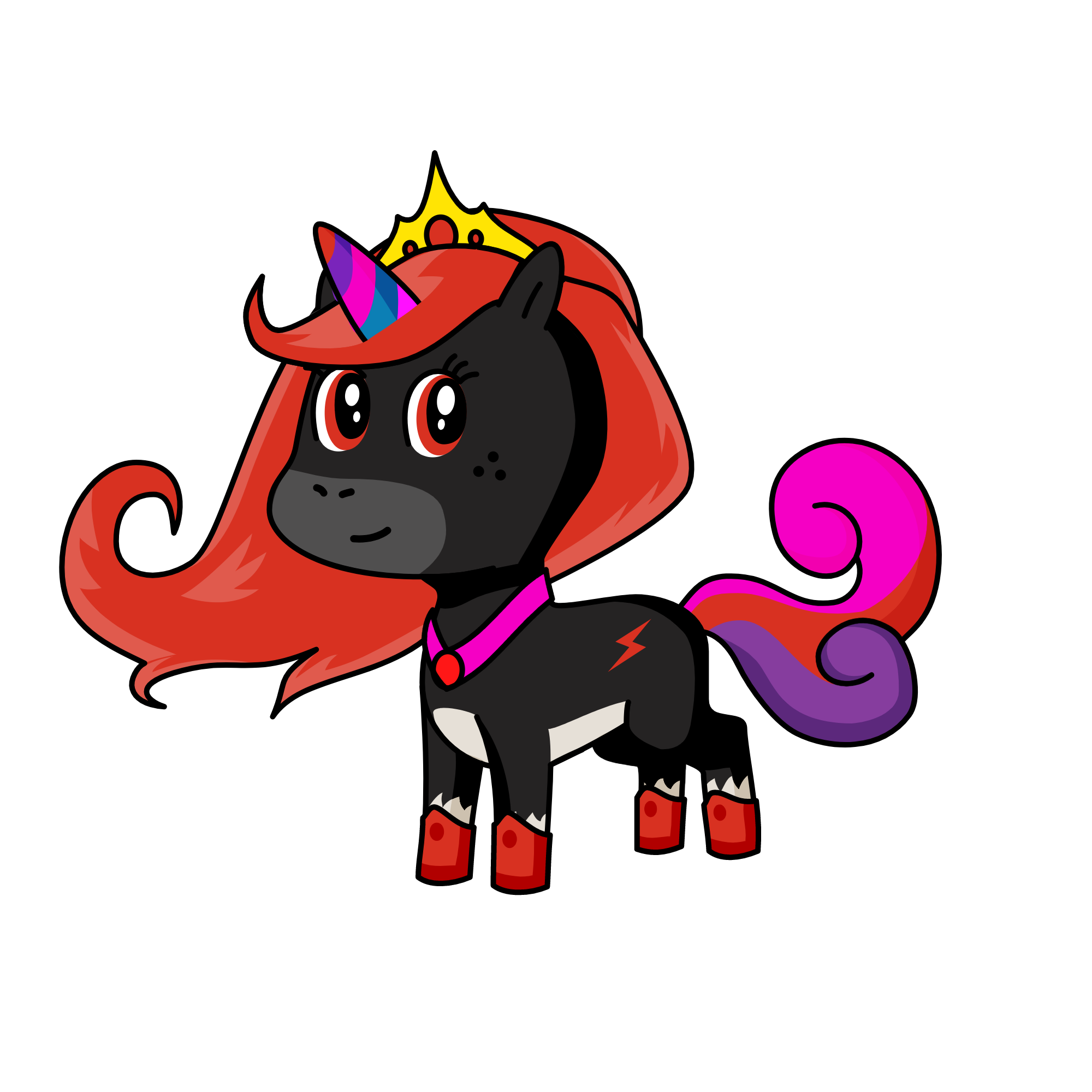 Demon, the unicorn