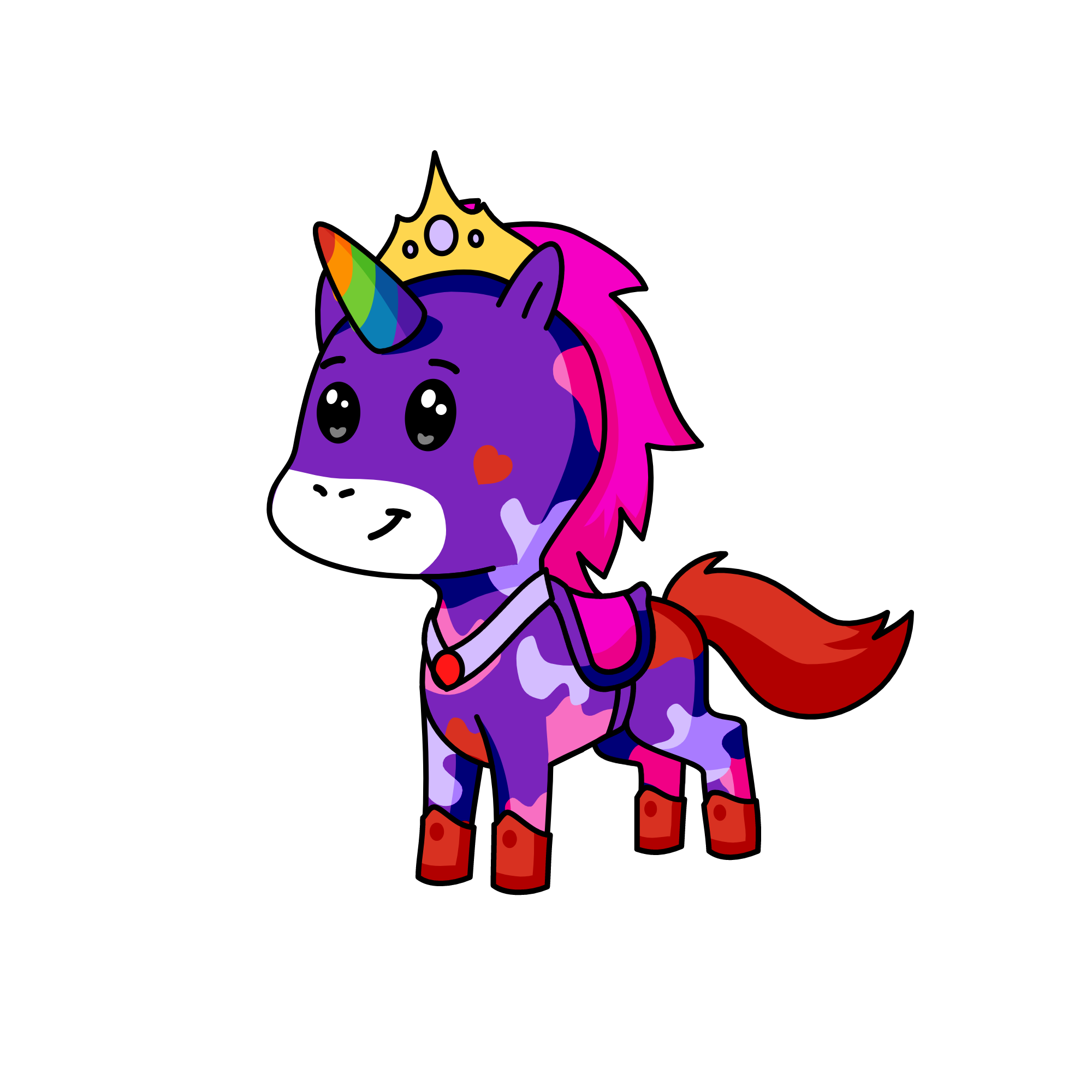 rainbow, the unicorn