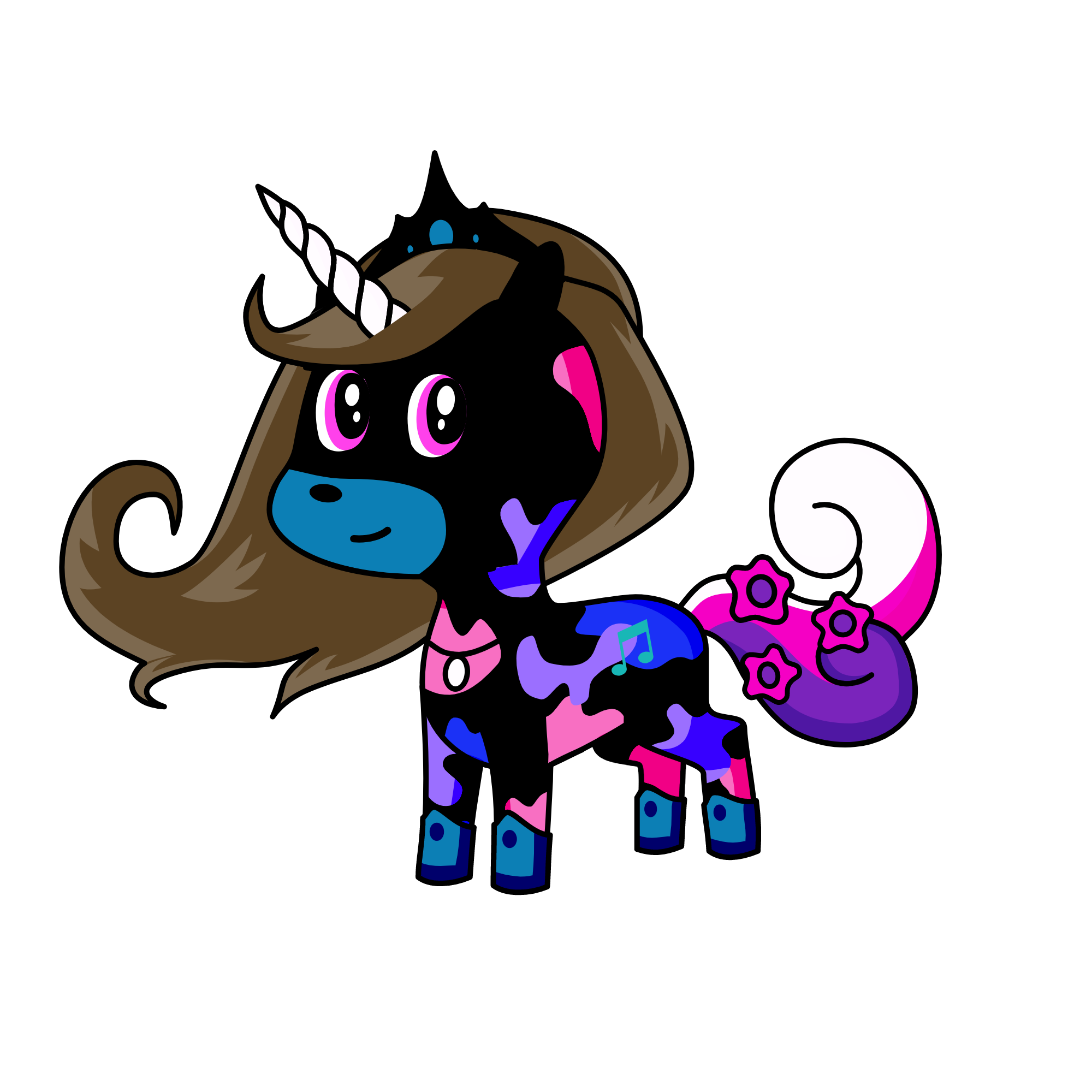 princess dark , the unicorn